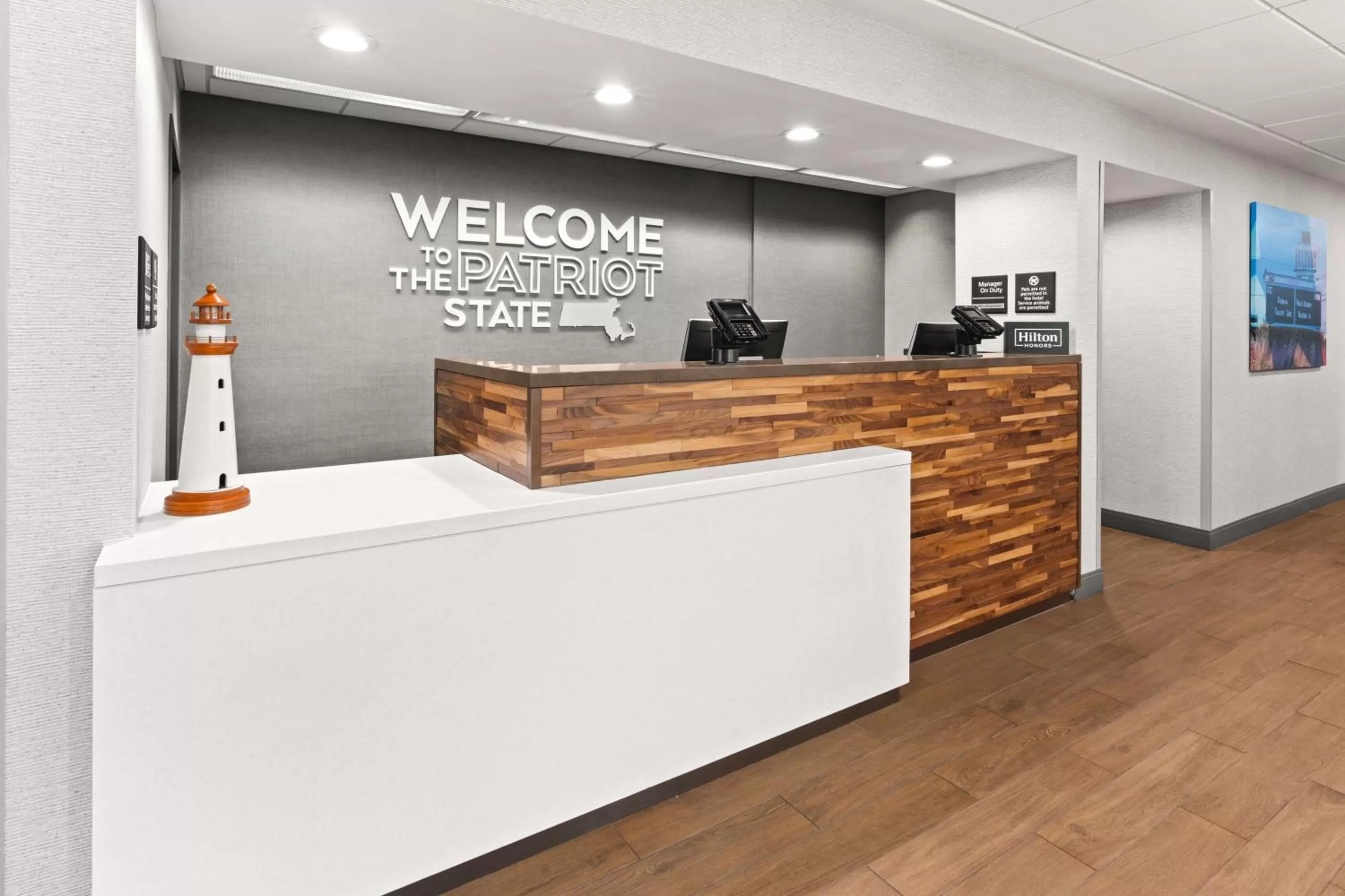 Lobby or reception in Hampton Inn Seekonk