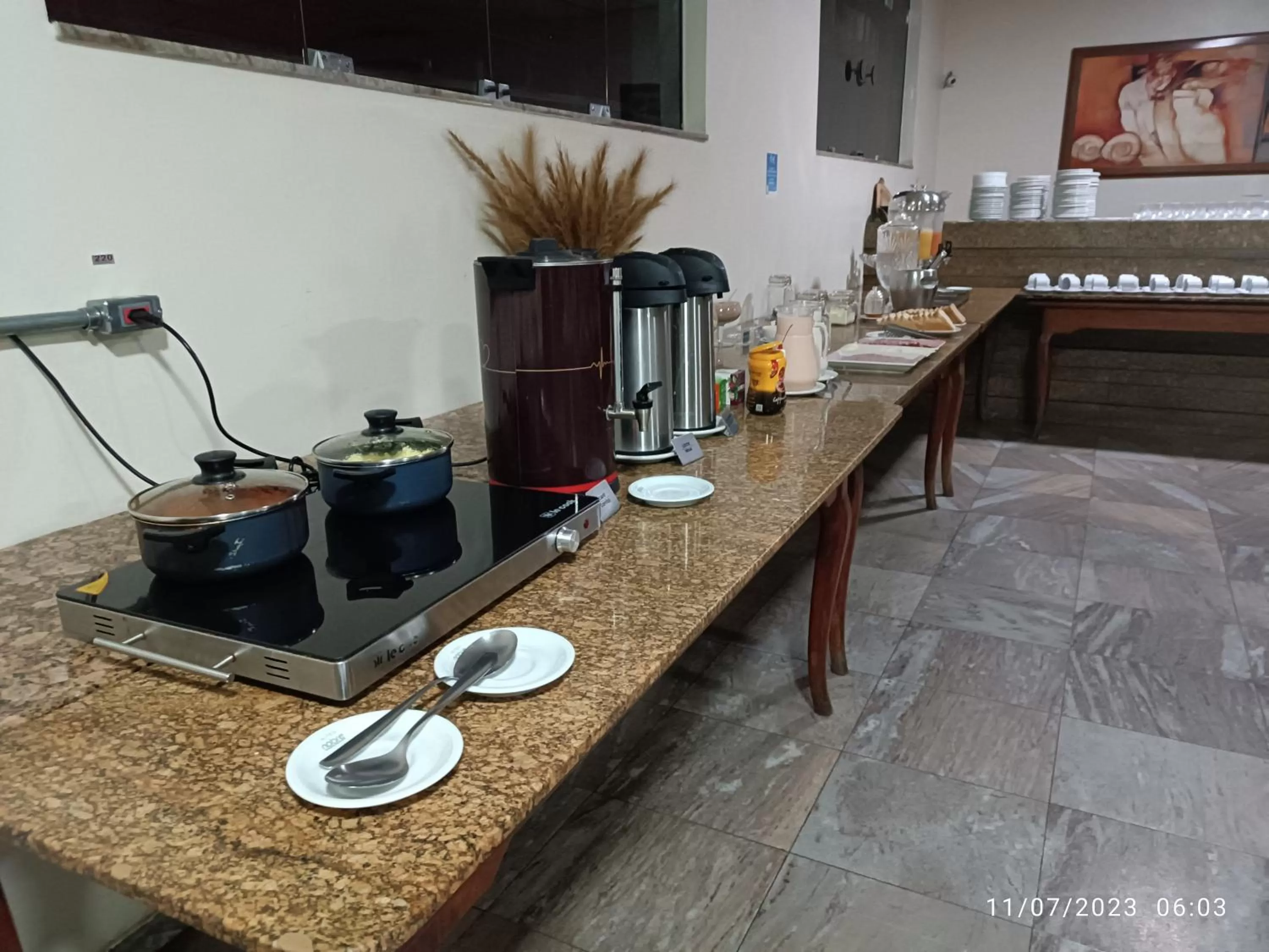 Breakfast in Hotel Oscar Blue Montes Claros