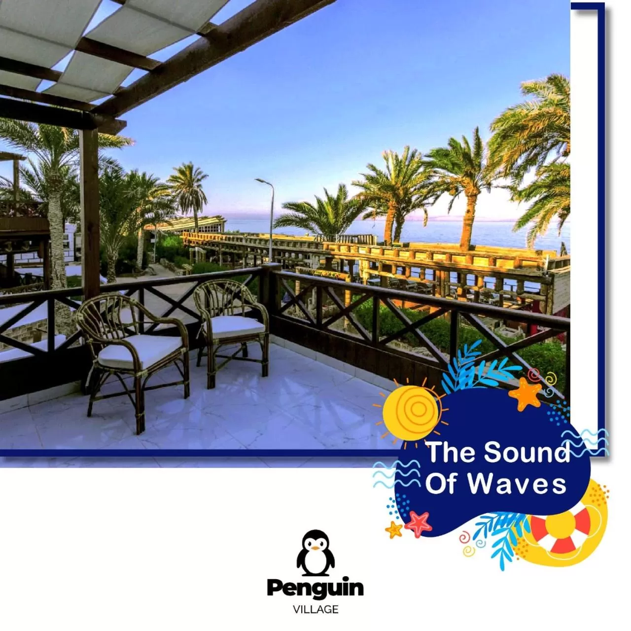 Sea view in Penguin Village Dahab