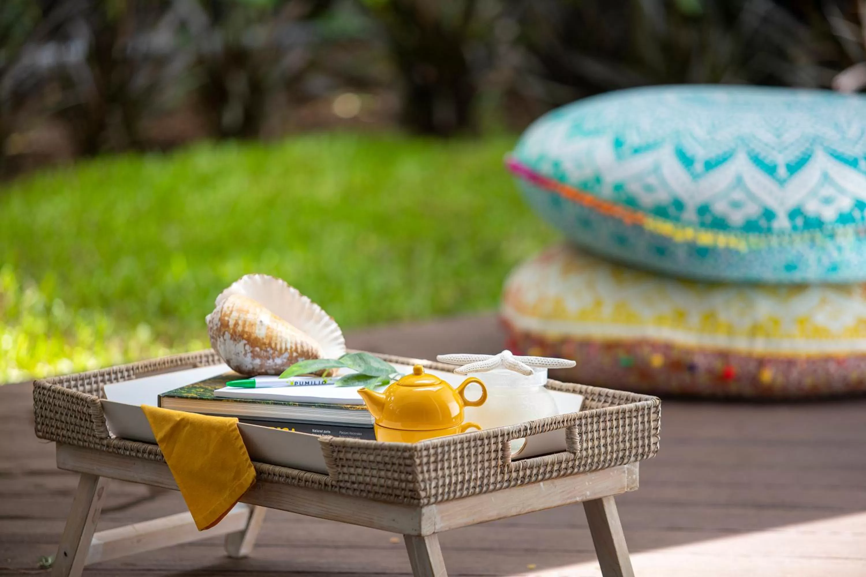 Patio in Pumilio Mountain & Ocean Hotel