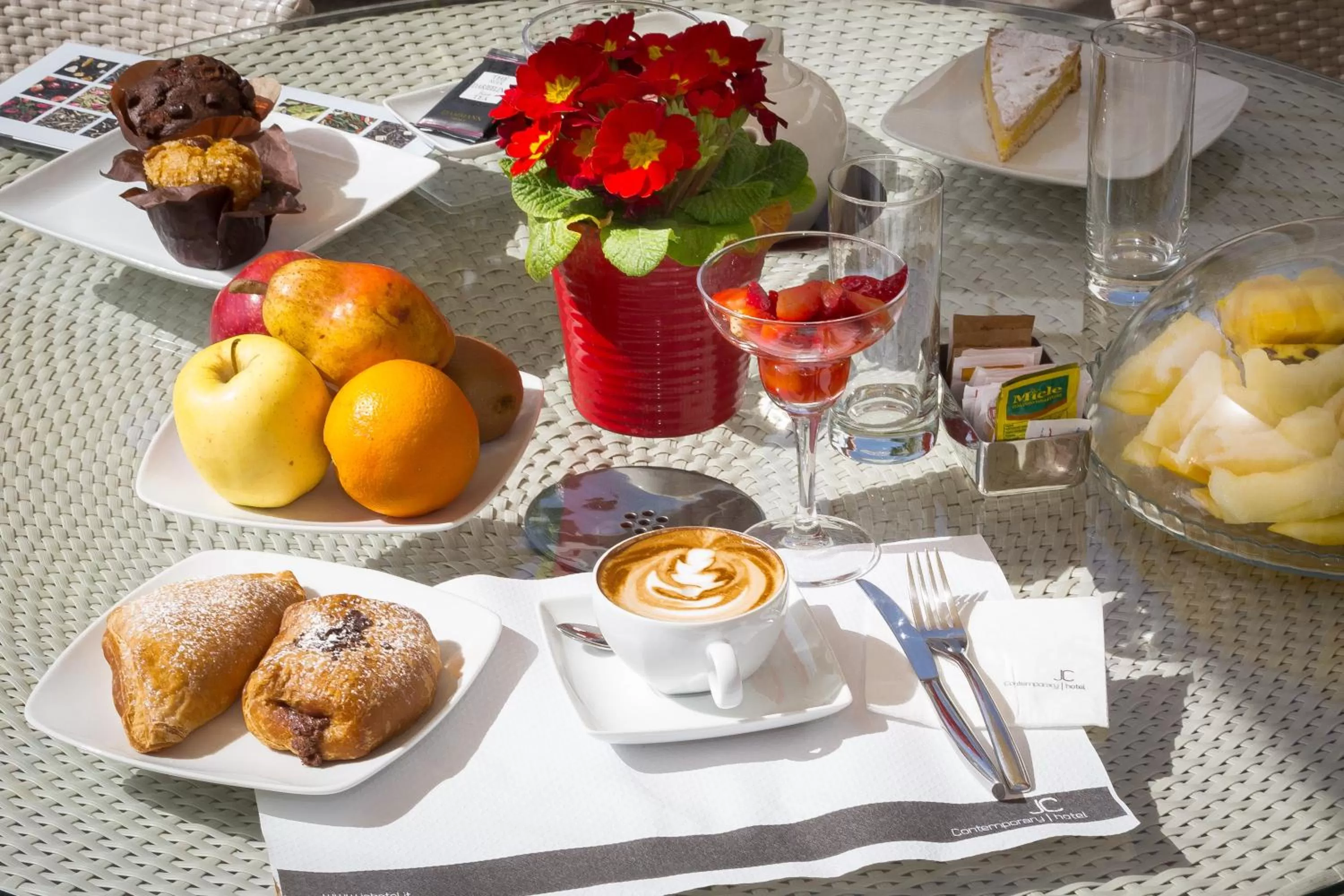 Continental breakfast in JC Hotel