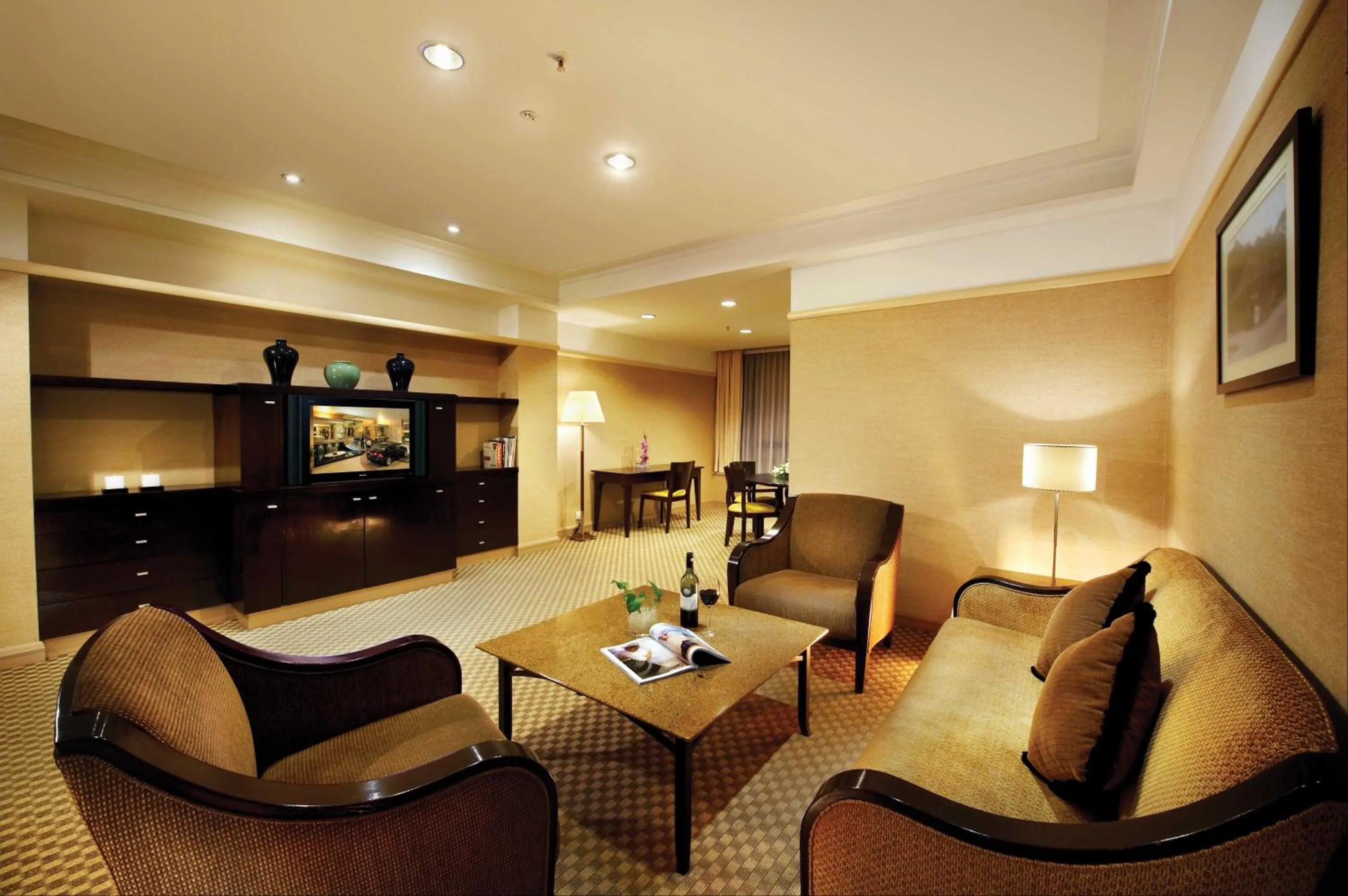 Living room in Pacific Regency Hotel Suites