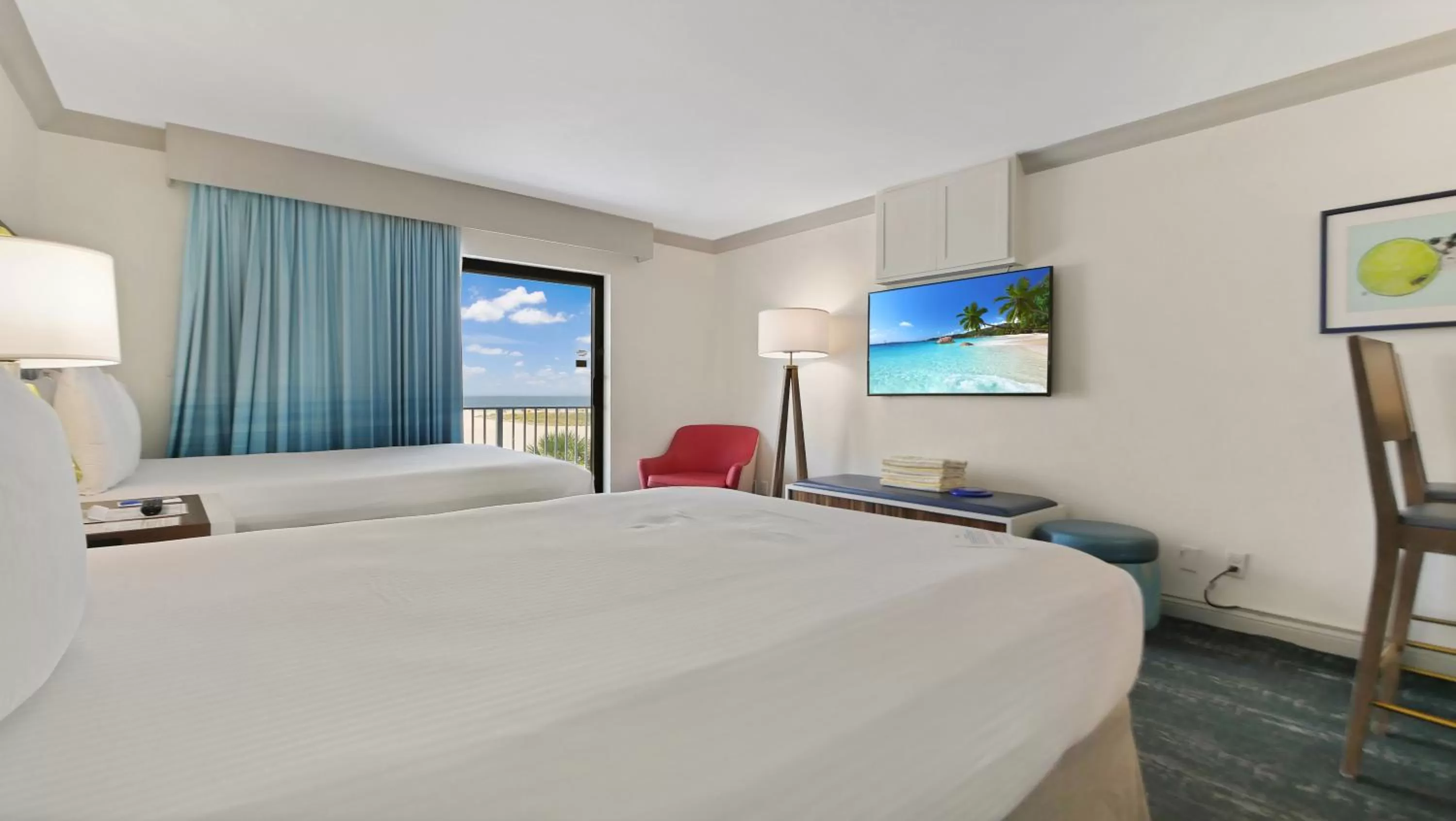 Bed in Bilmar Beach Resort