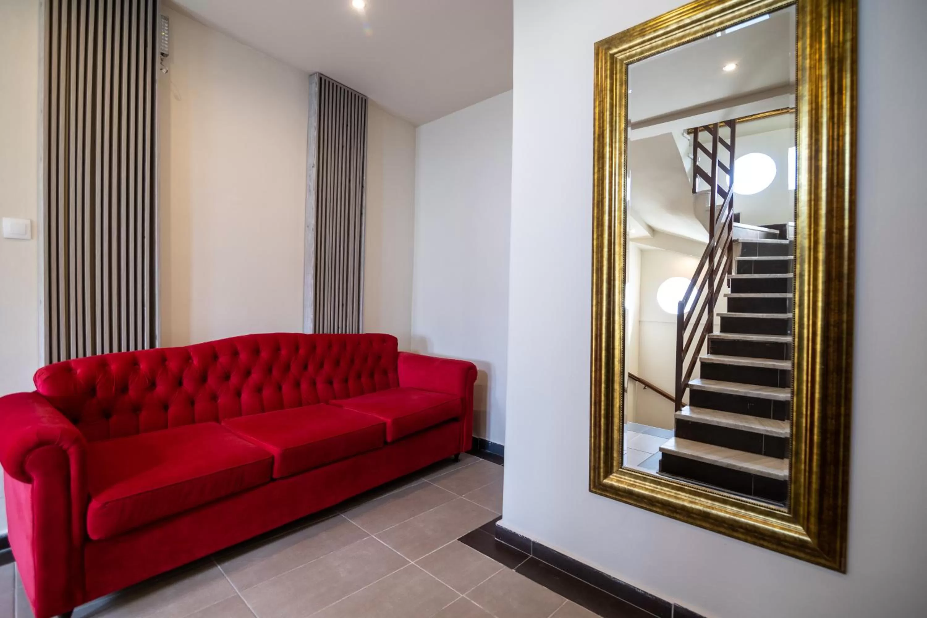 Seating area in Votsalakia Hotel & Luxury Apartments