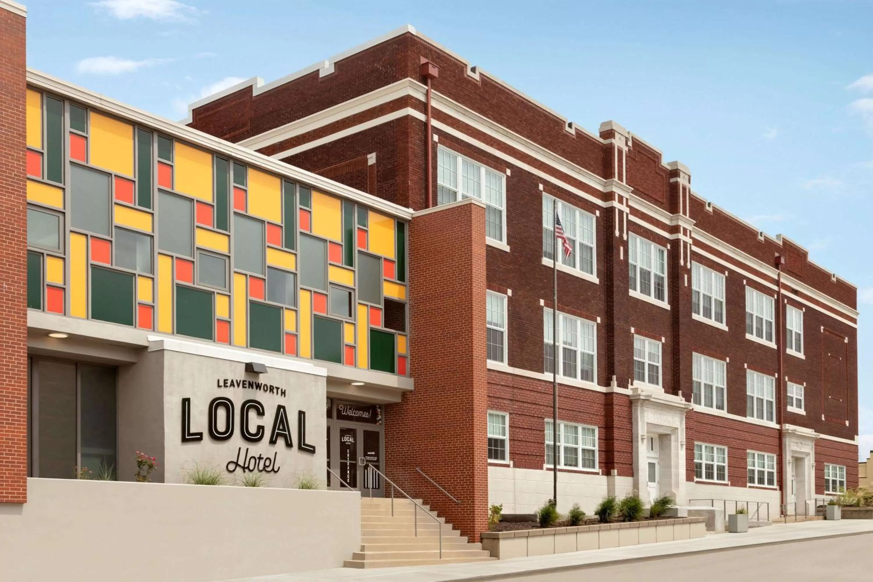 Property building in Leavenworth Local Hotel