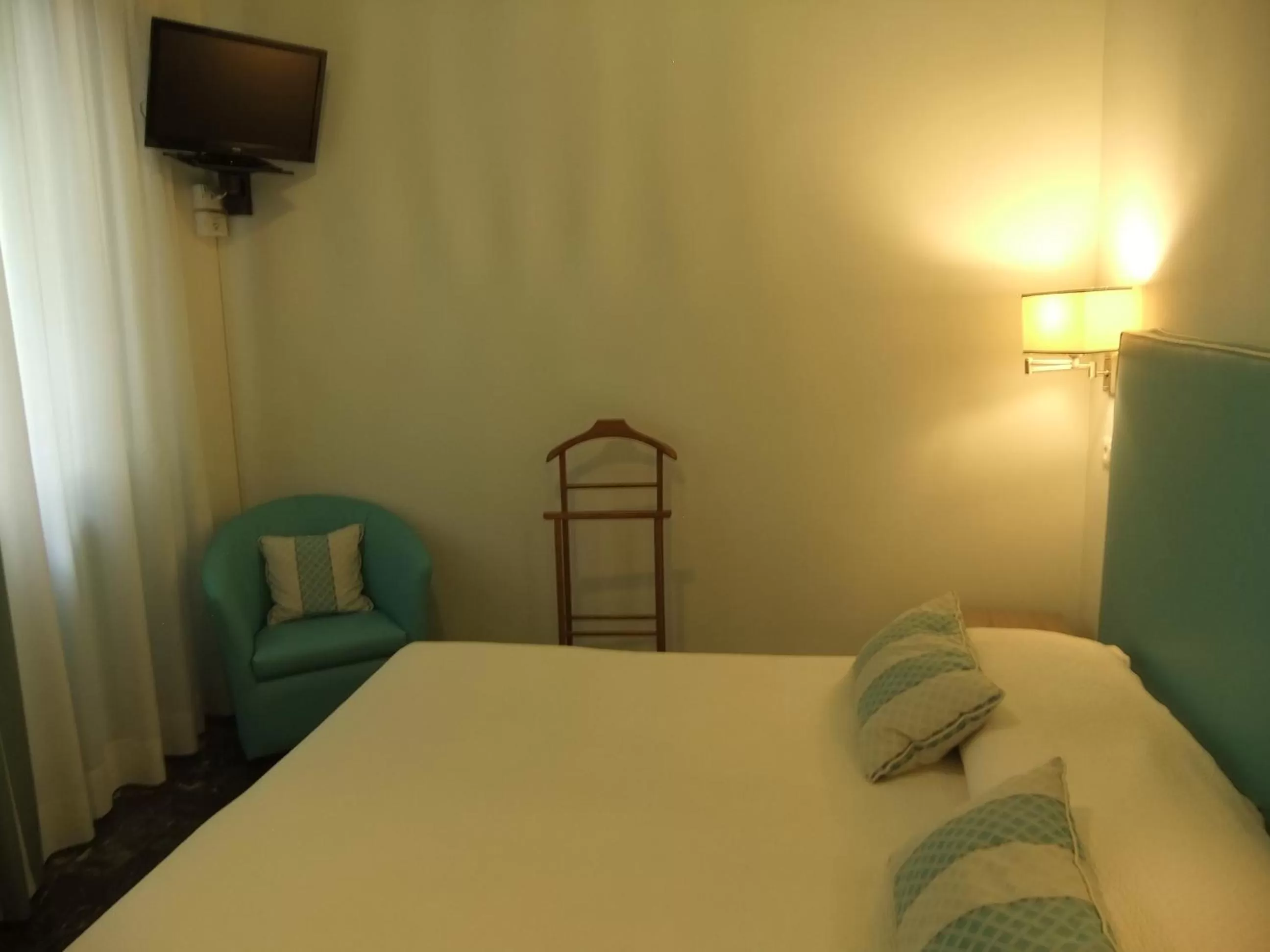 Bed in Hotel Giulio Cesare