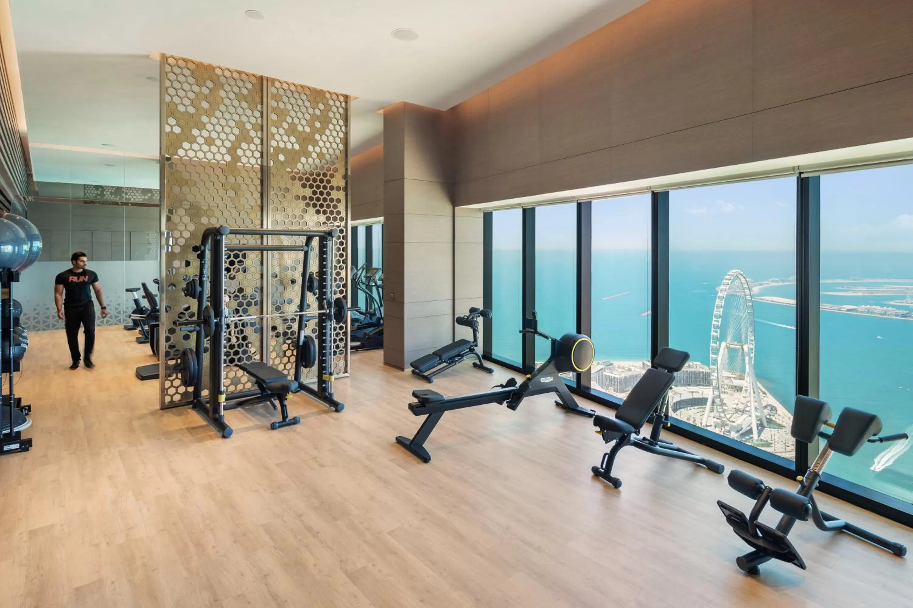 Fitness centre/facilities in Address Beach Resort
