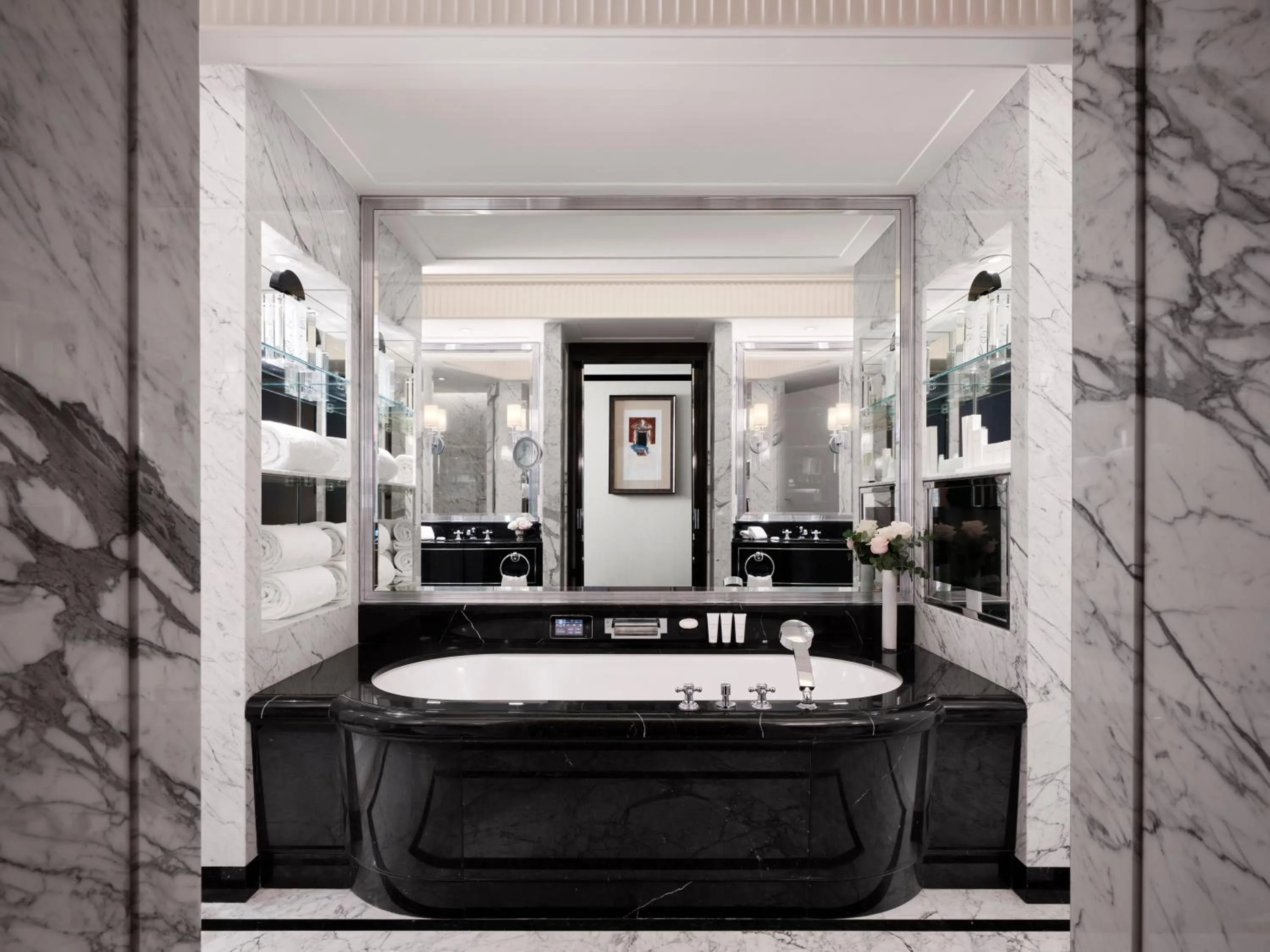 Bathroom in The Peninsula Paris