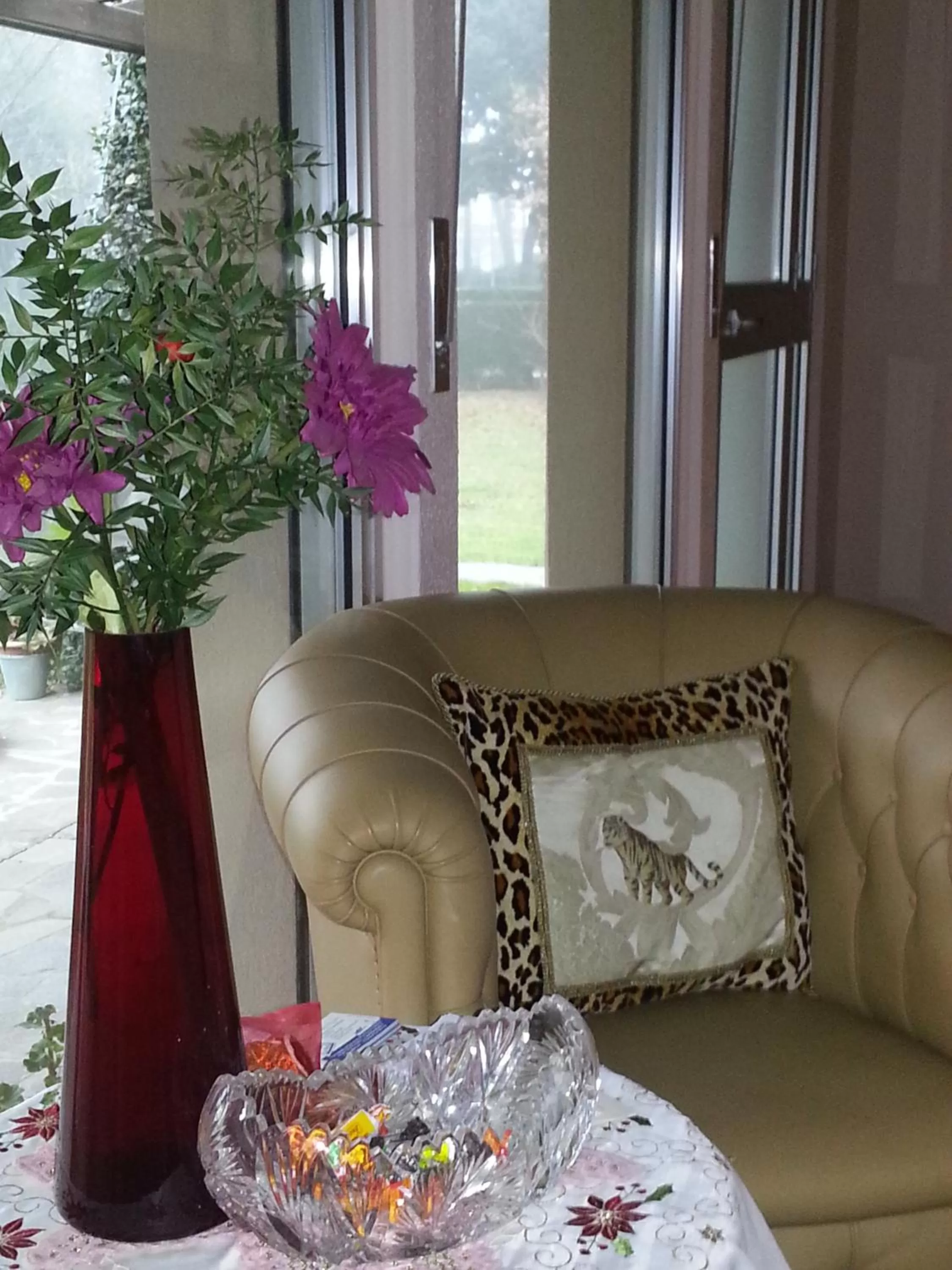 Decorative detail in Al Villino del Sole