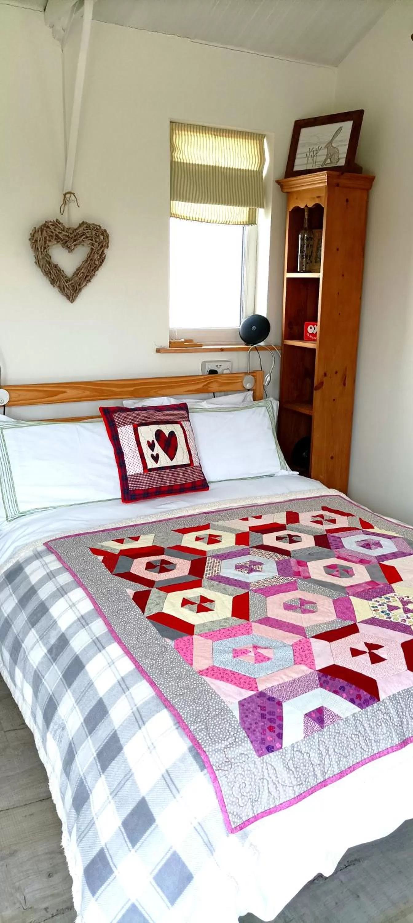 Bed in The Wood Cottage