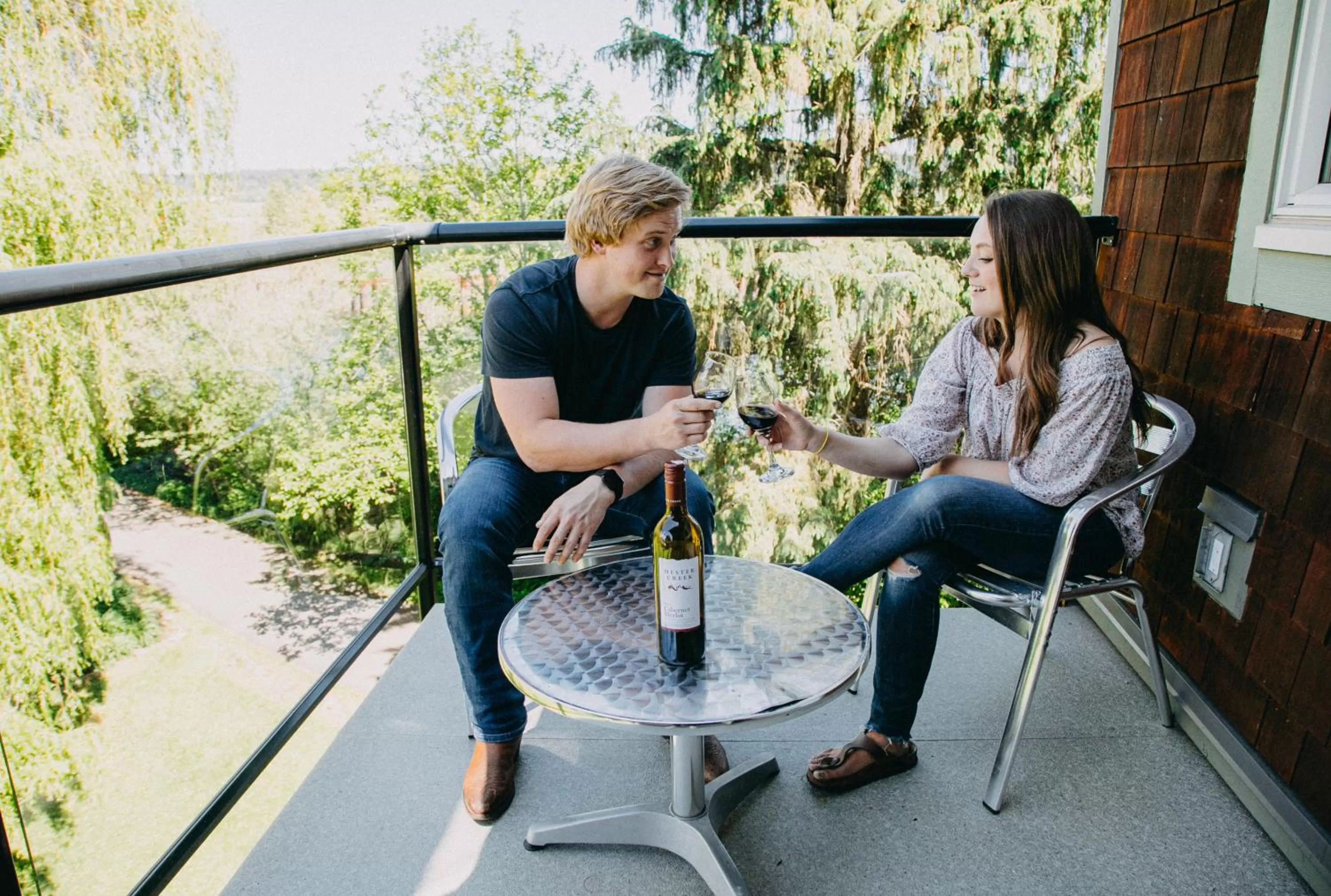 People in Old House Hotel