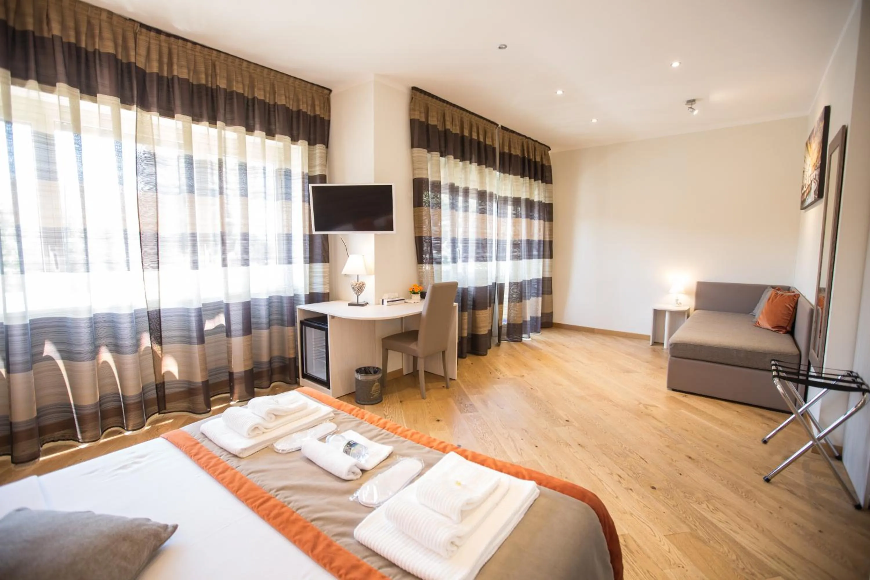 Bed in Vatican City Relais