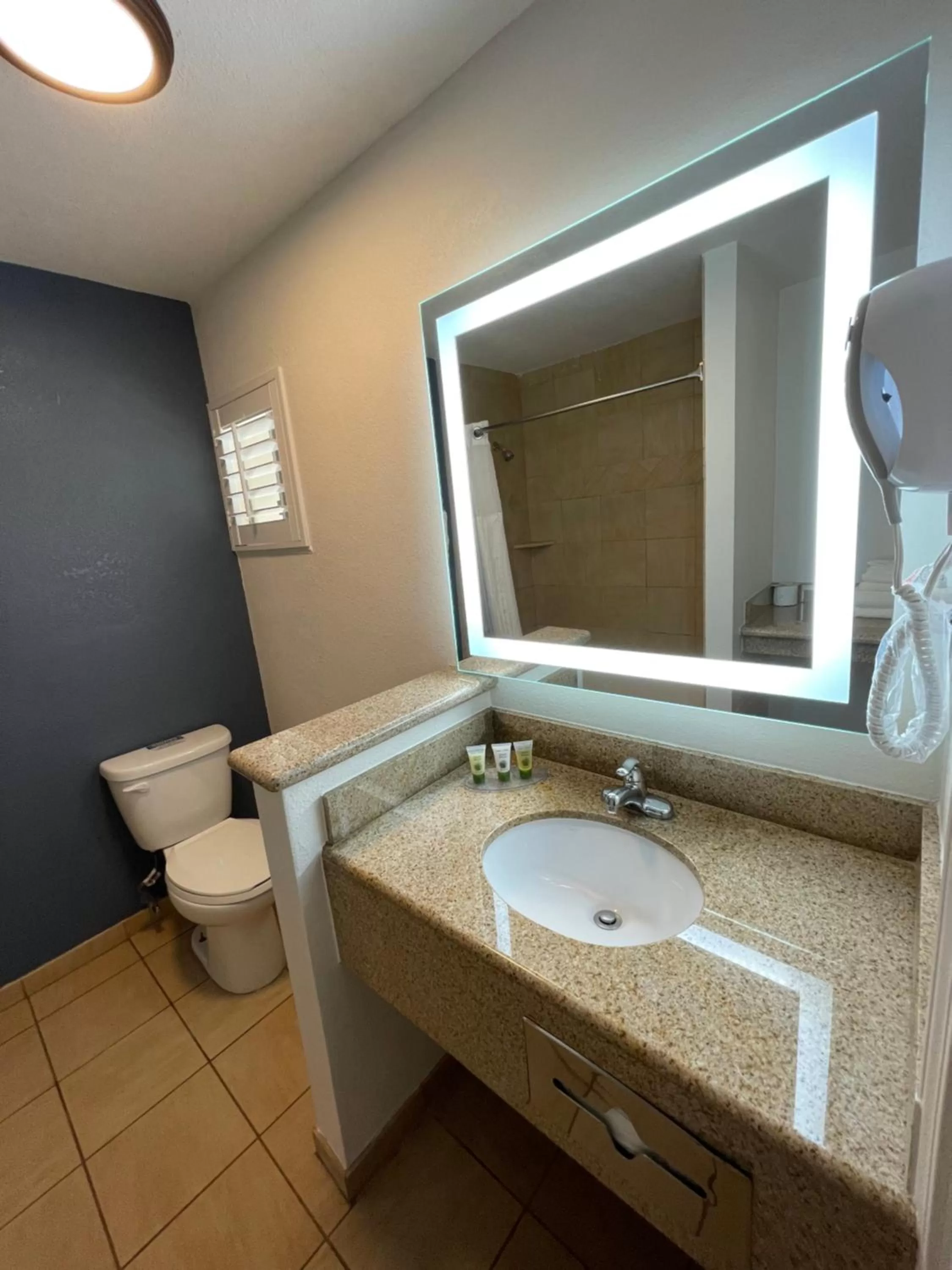 Shower in The Historic Brookdale Lodge, Santa Cruz Mountains