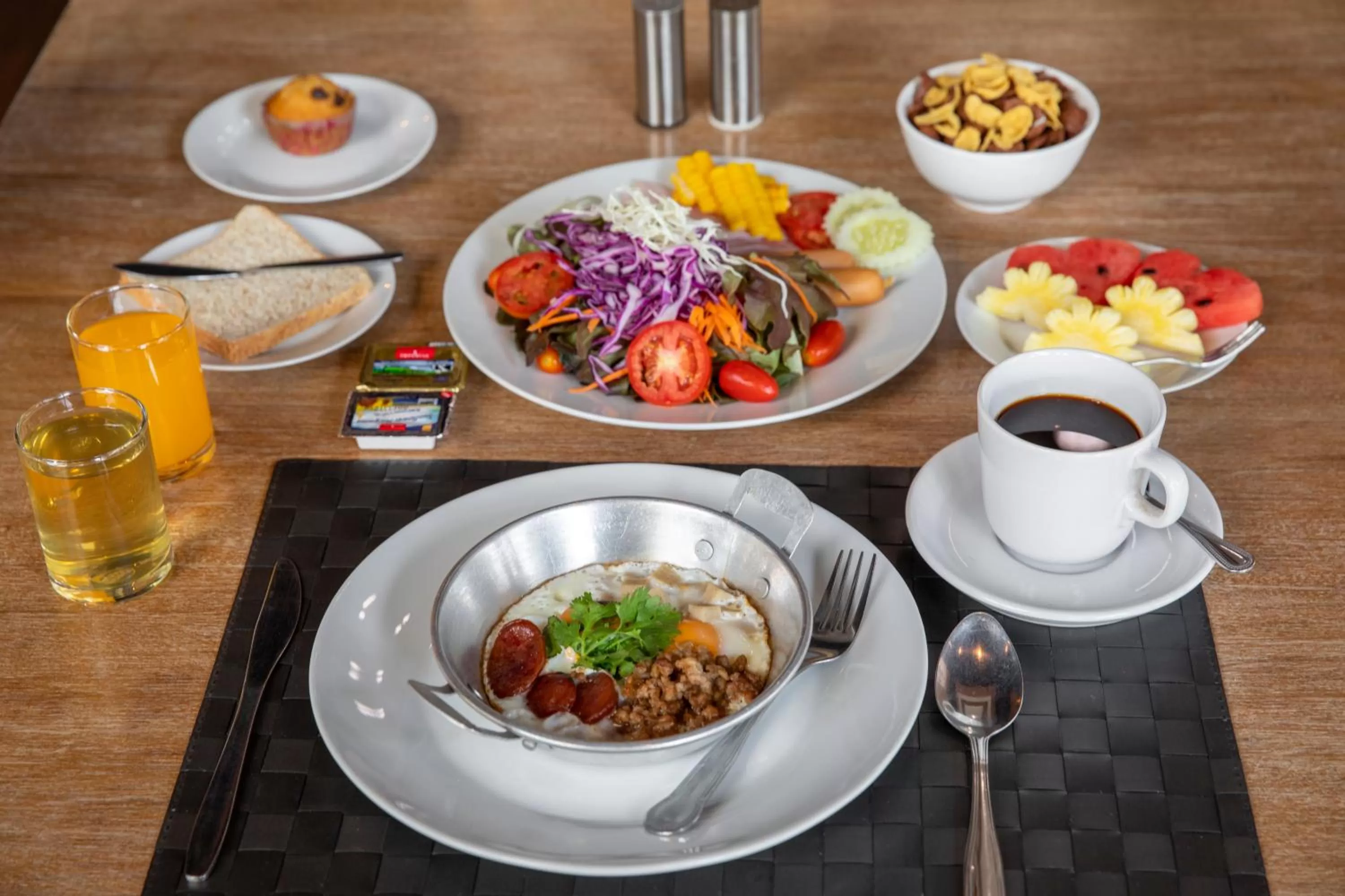 Breakfast in The VELO'S Hotel and Pumptrack