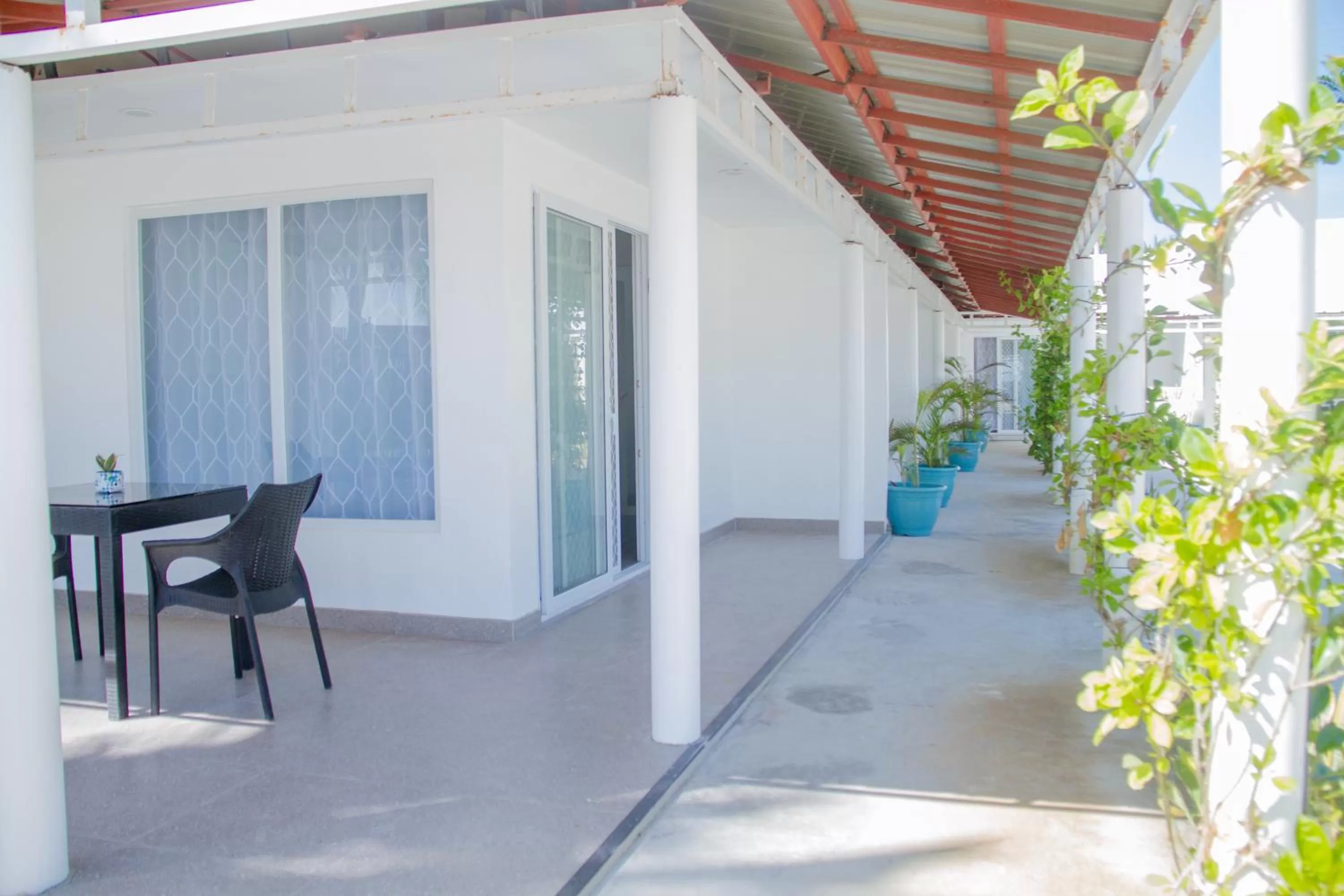 Patio in La Playa Estrella Beach Resort