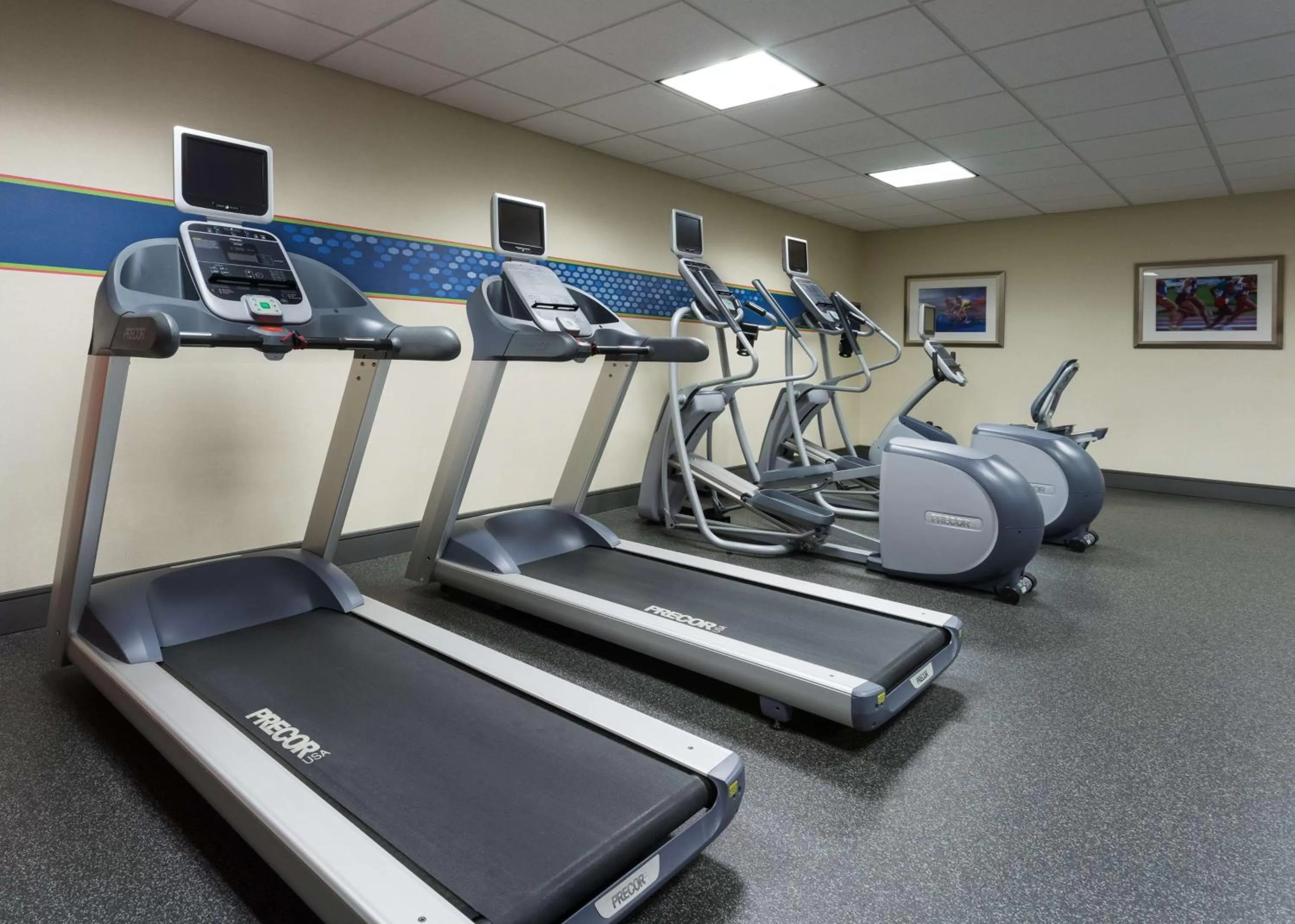 Fitness centre/facilities in Hampton Inn by Hilton Odessa