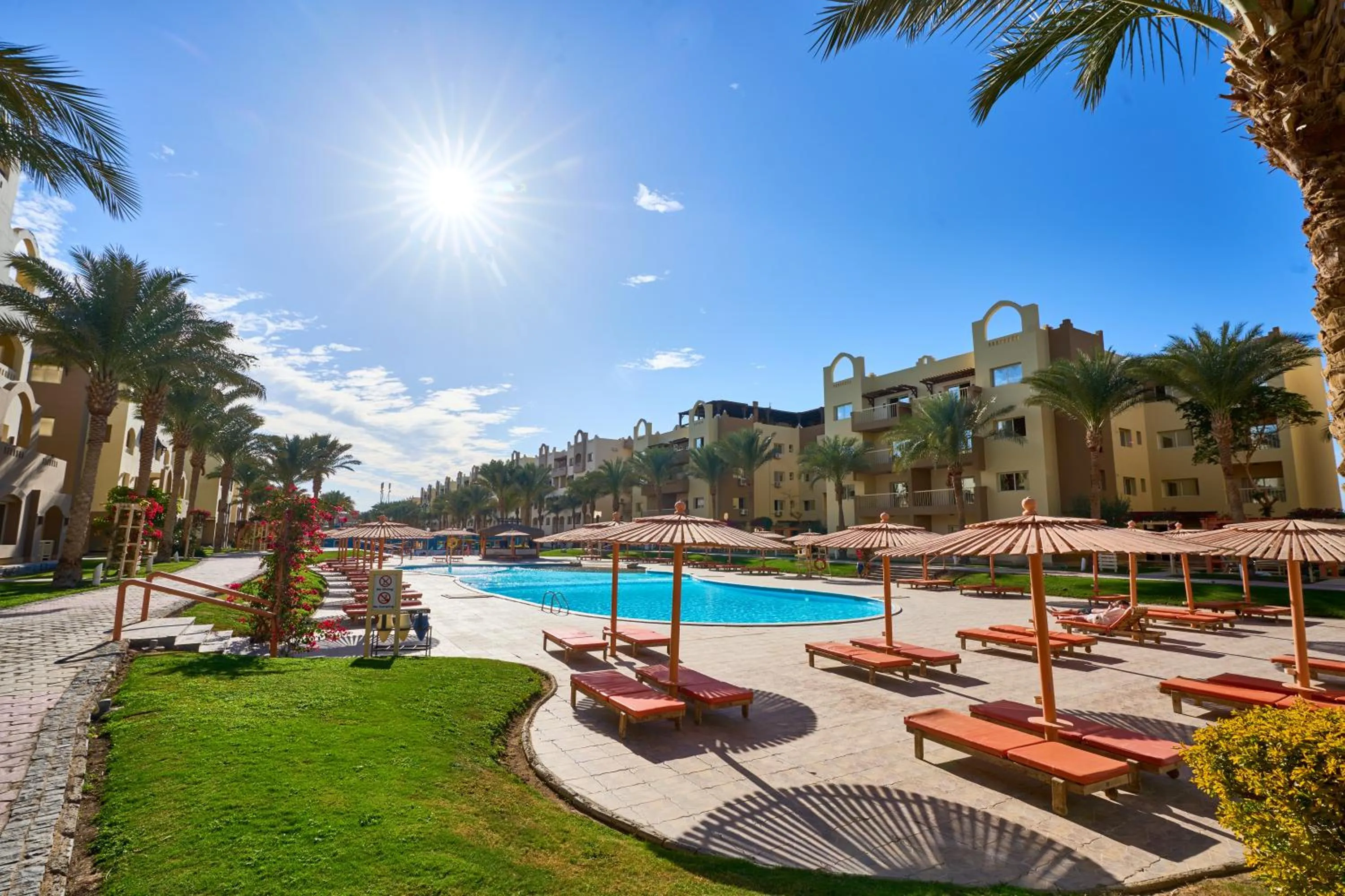 Swimming pool in El Karma Beach Resort & Aqua Park - Hurghada