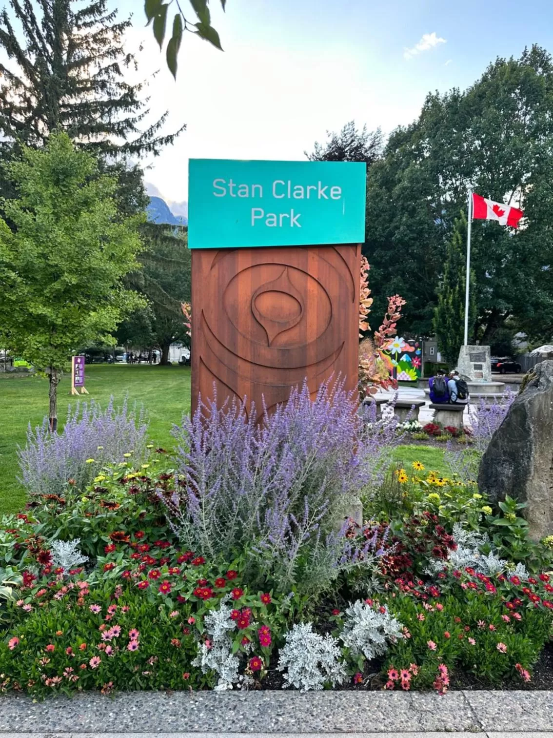 Garden view in August Jack Inn