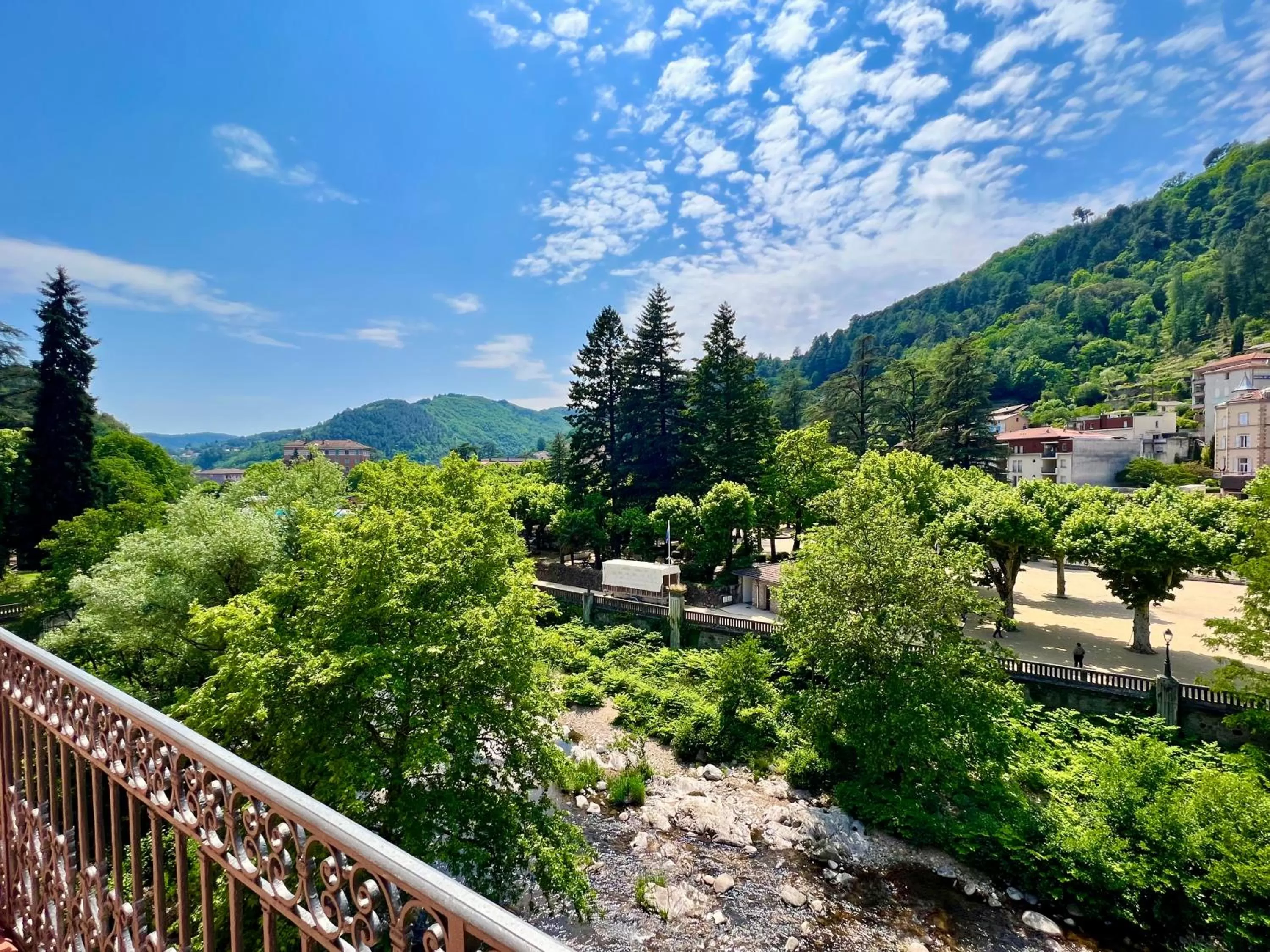 Balcony/Terrace in Appart'hôtel Les Célestins