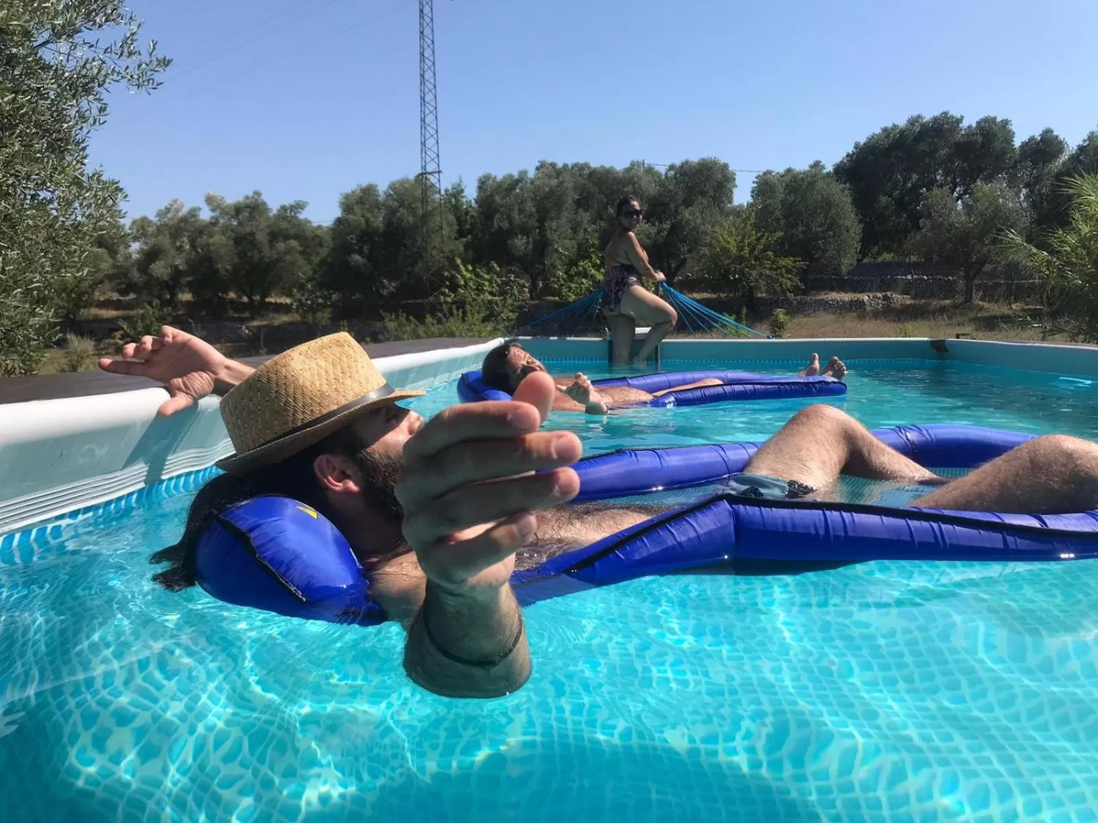 People, Swimming Pool in B&B Giovannarolla Green House