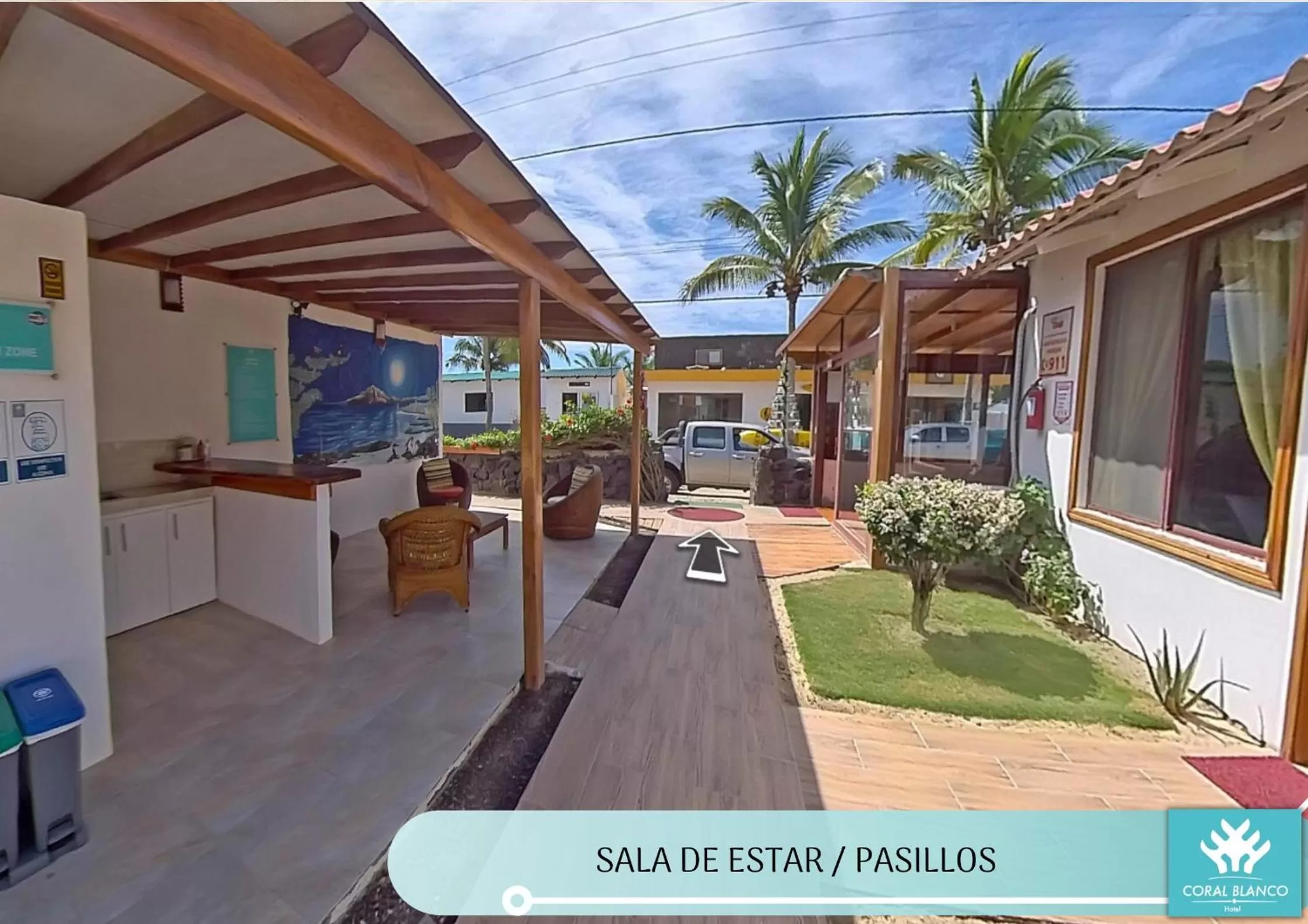 Restaurant/places to eat in Hotel Coral Blanco with high speed internet Starlink