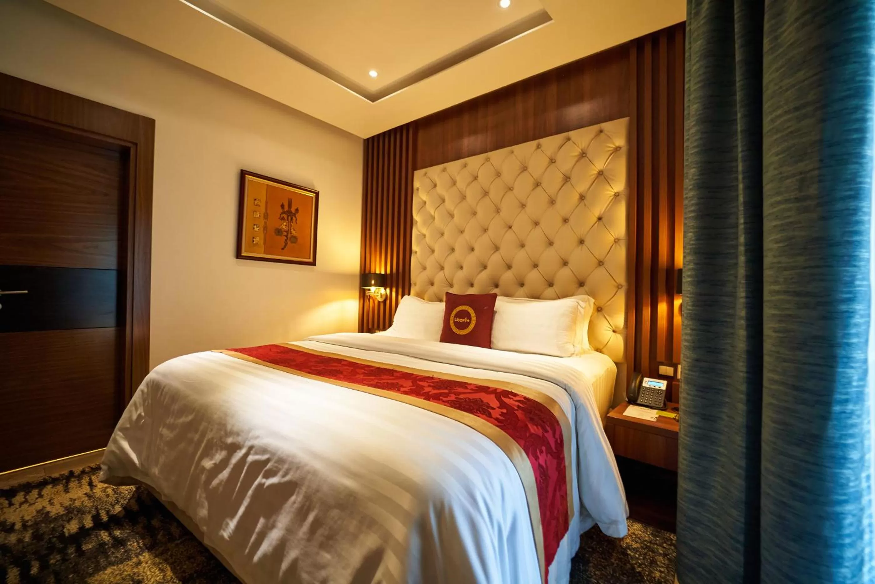 Bedroom, Bed in The Lilygate Lagos