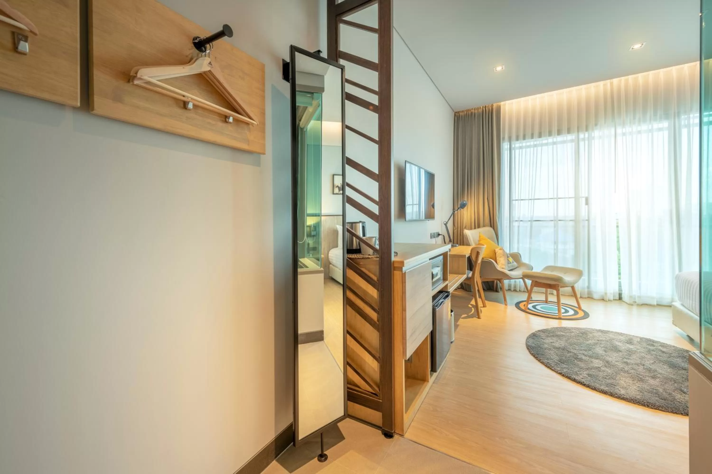 Bathroom, Bed in AisanA Hotel Korat