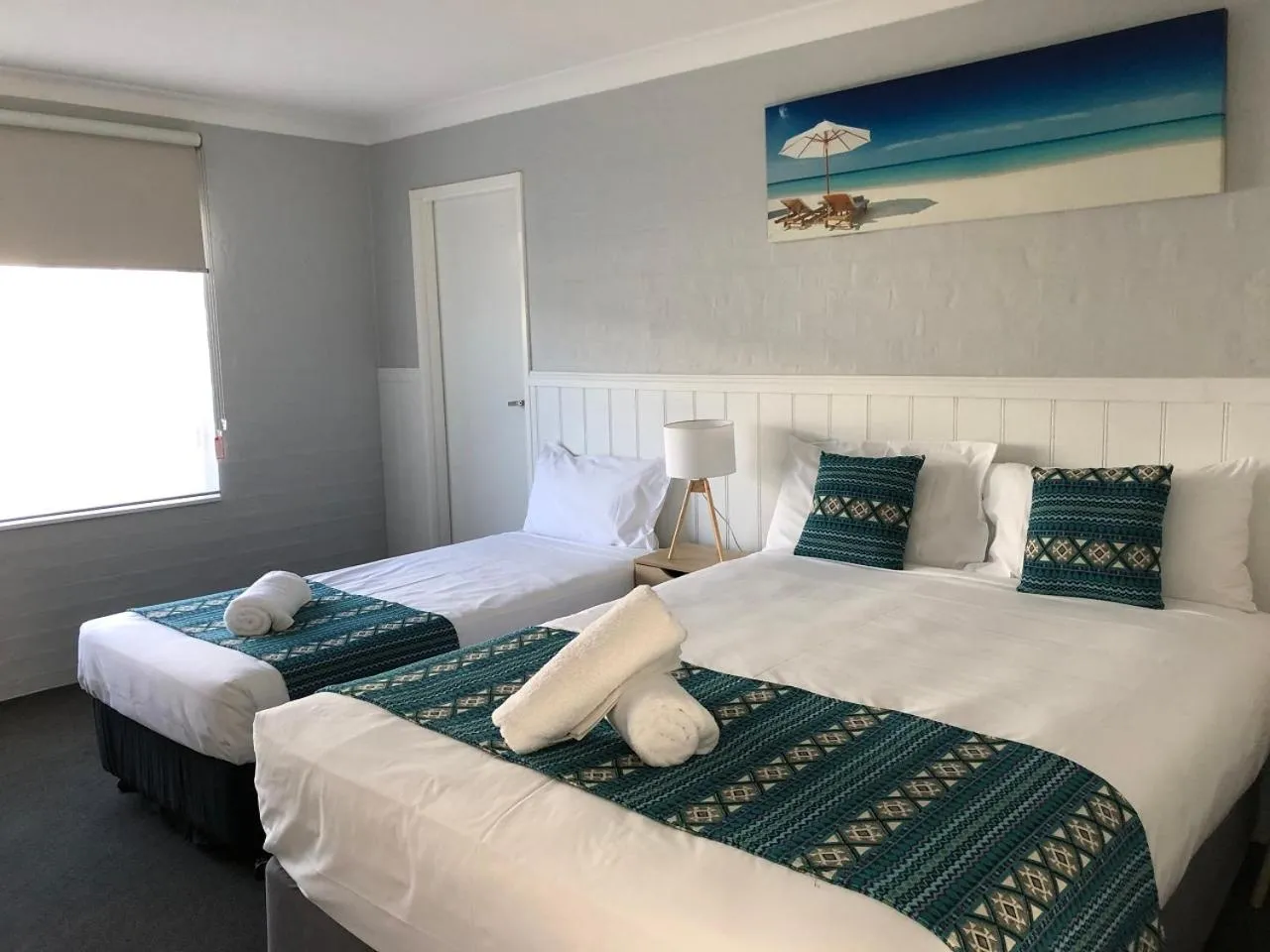 Bed in Marco Polo Motor Inn Taree