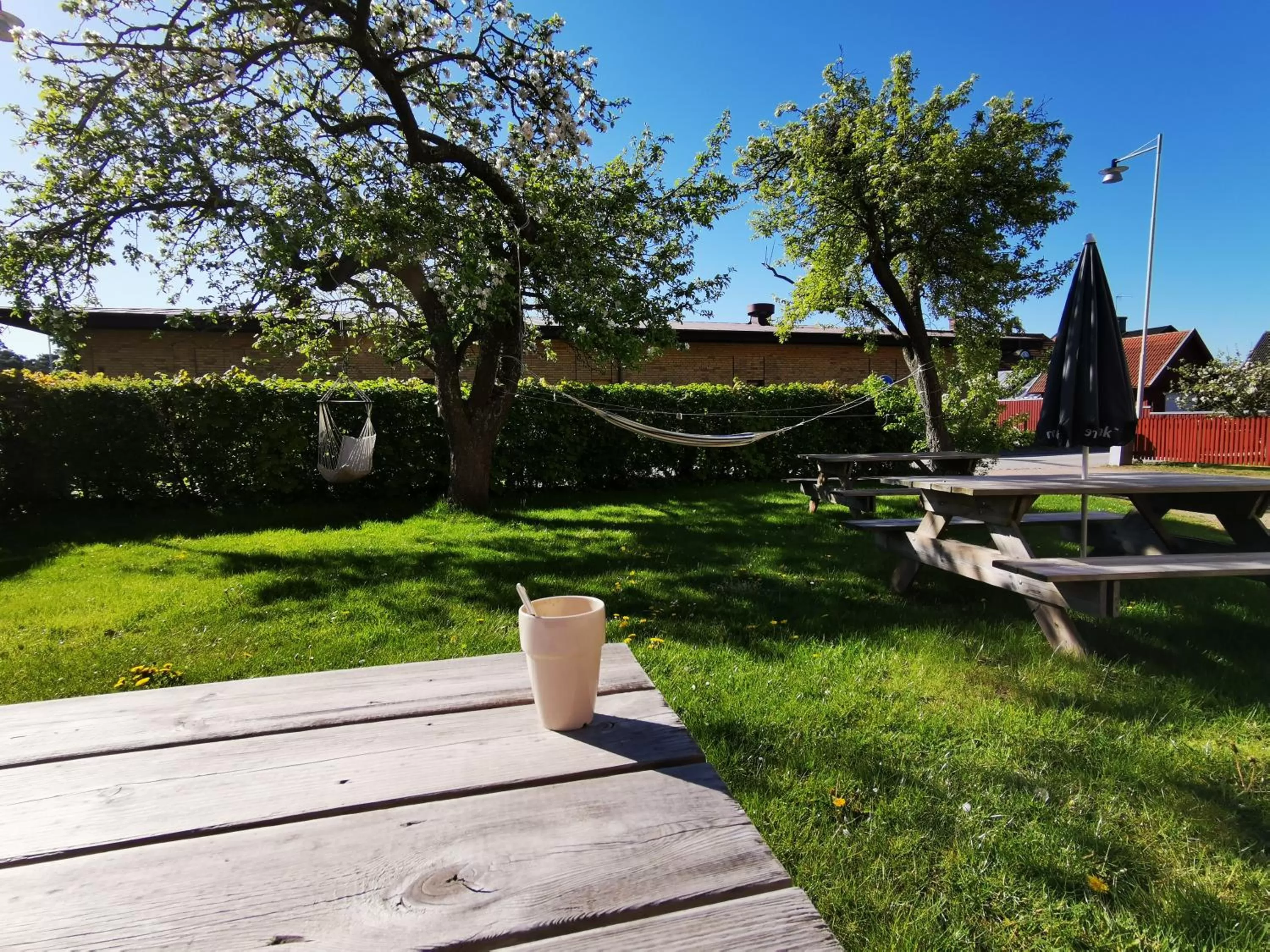 Garden in Åhus B&B och Vandrarhem