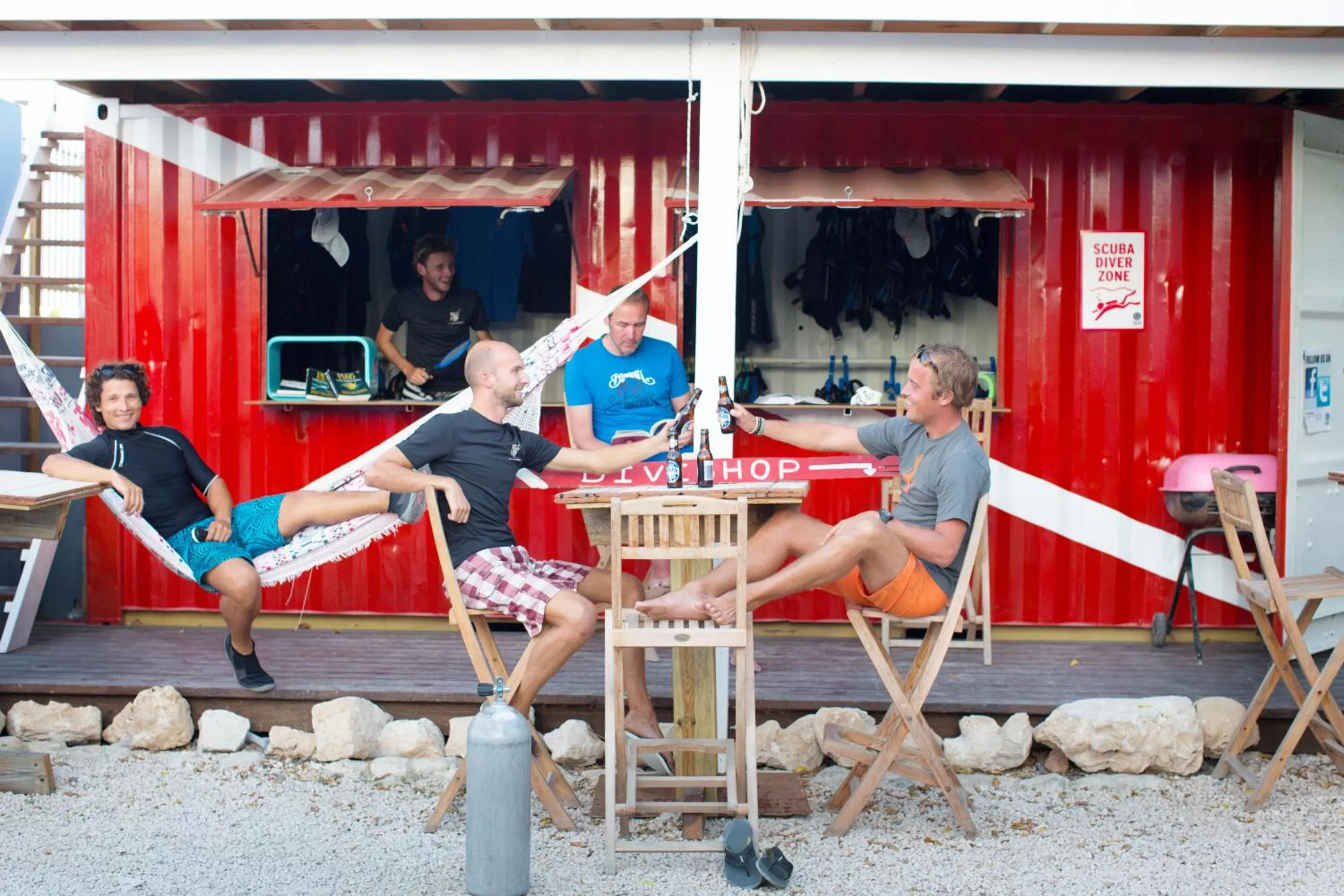 Staff in Scuba Lodge & Suites