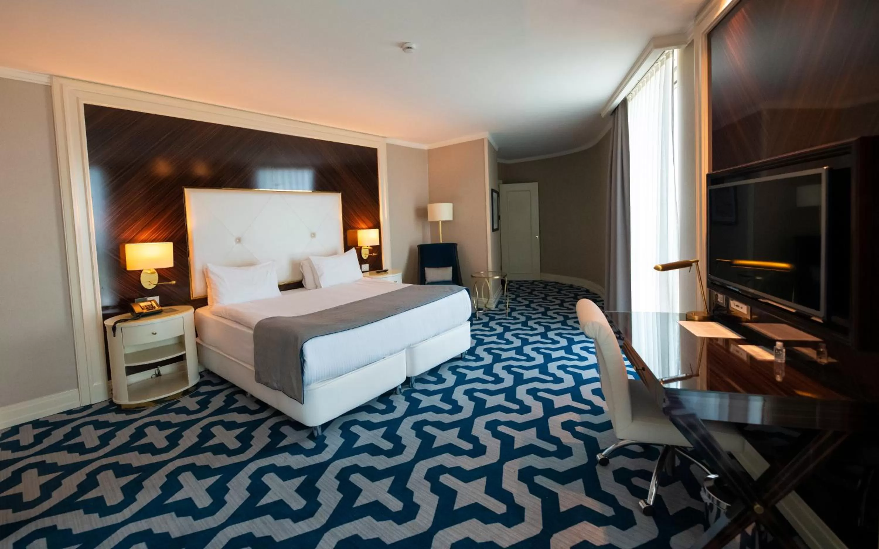 Decorative detail, Bed in Elite World Istanbul Florya