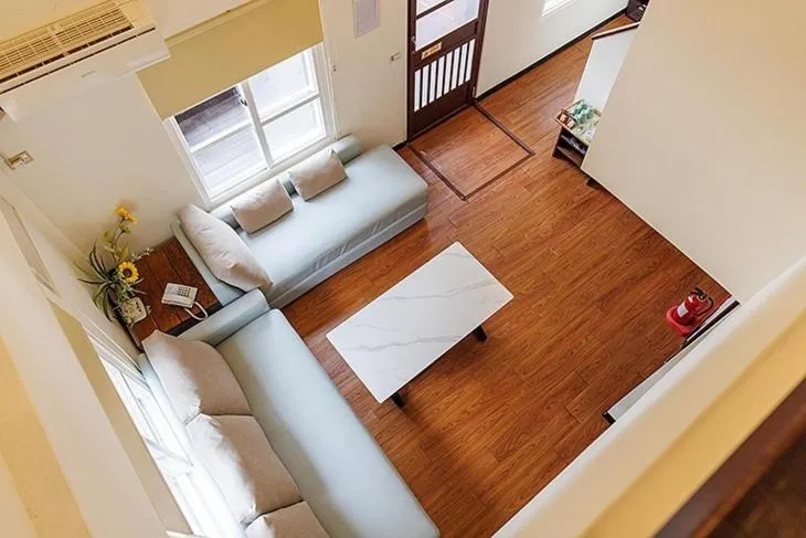 Living room, Bed in Yanmin Hot Spring Resort