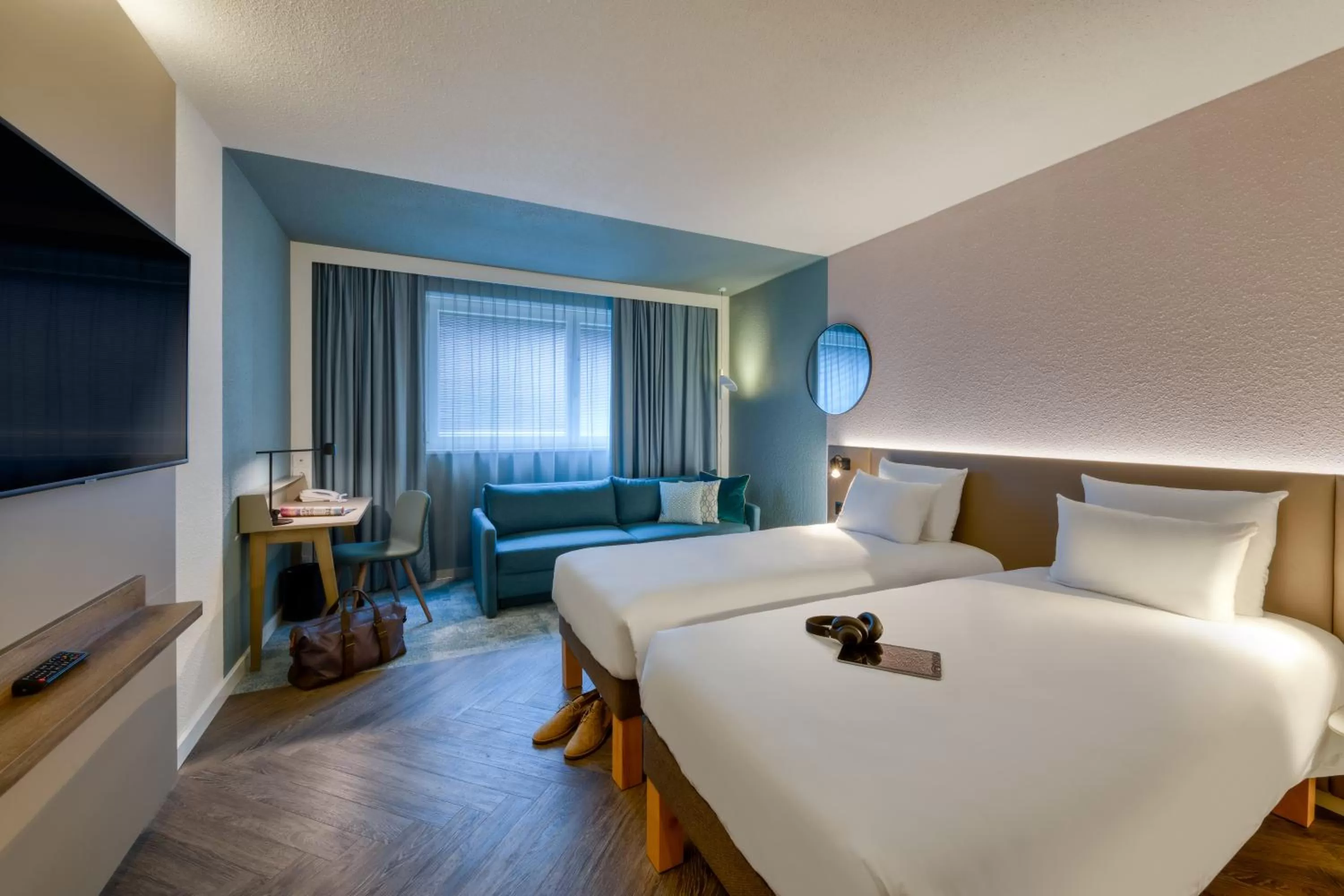 Bed in Novotel Zurich City West