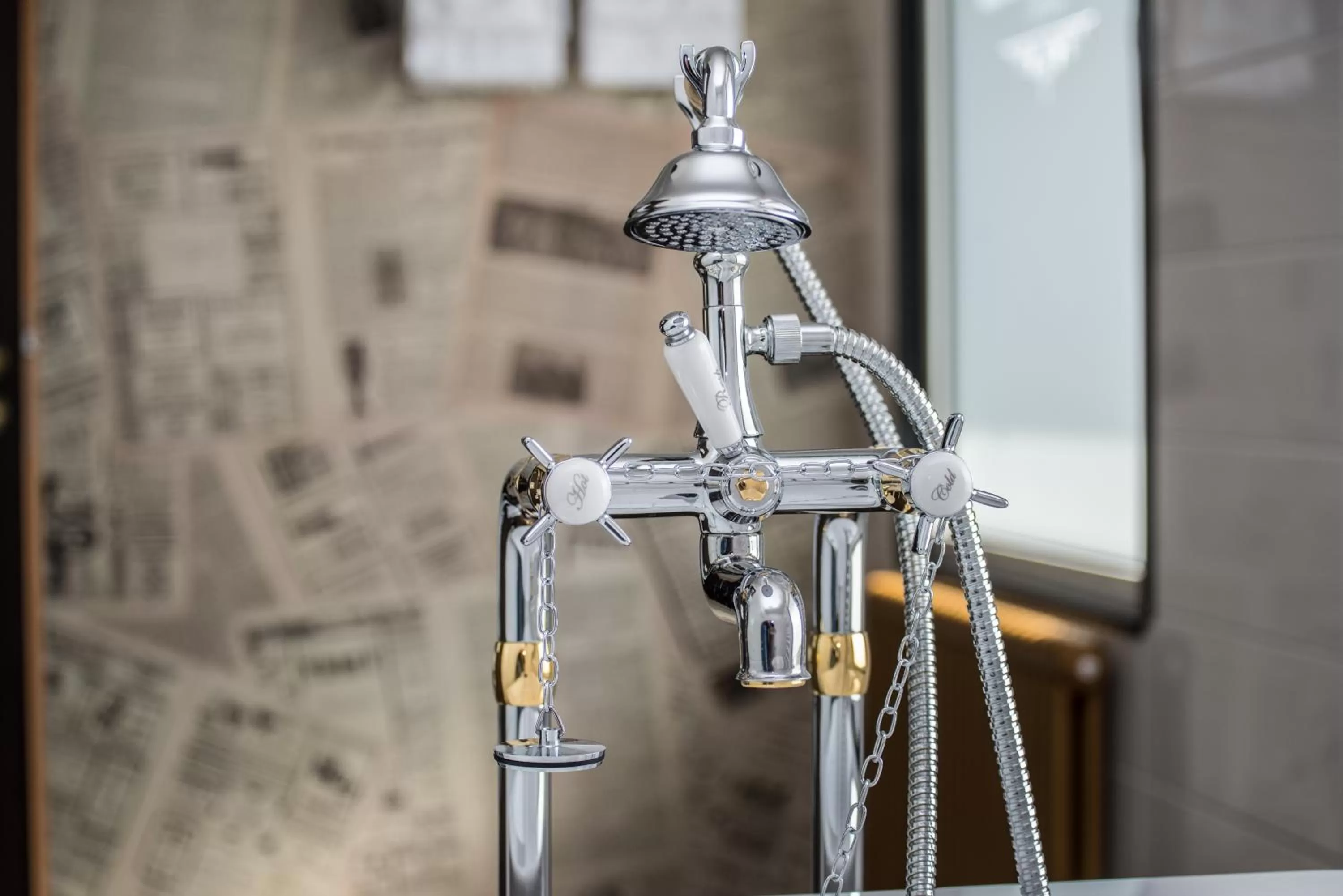 Bathroom in Nordhäuser Fürstenhof & TinySky-Resort