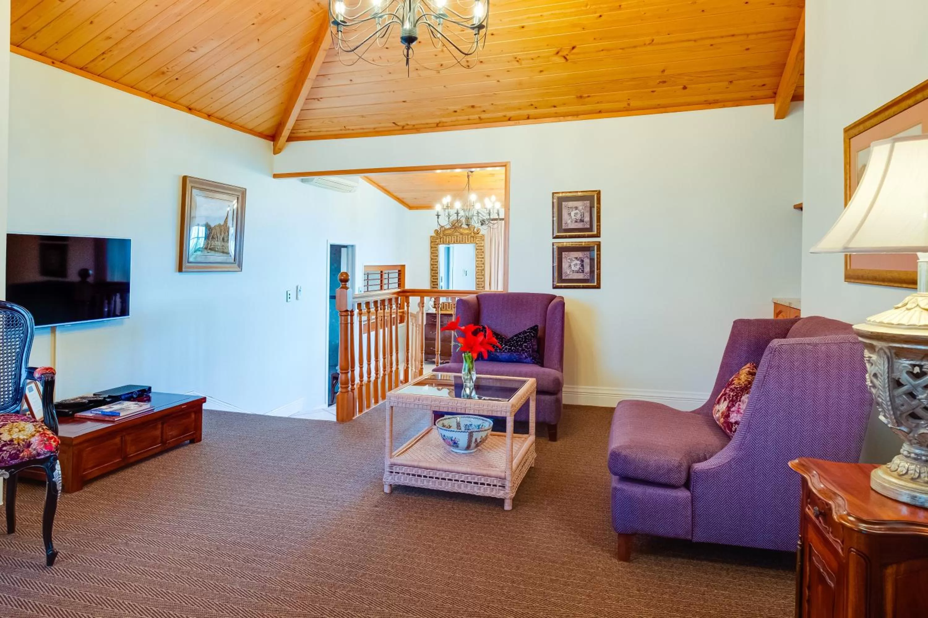 Living room in On The Point - Lake Rotorua