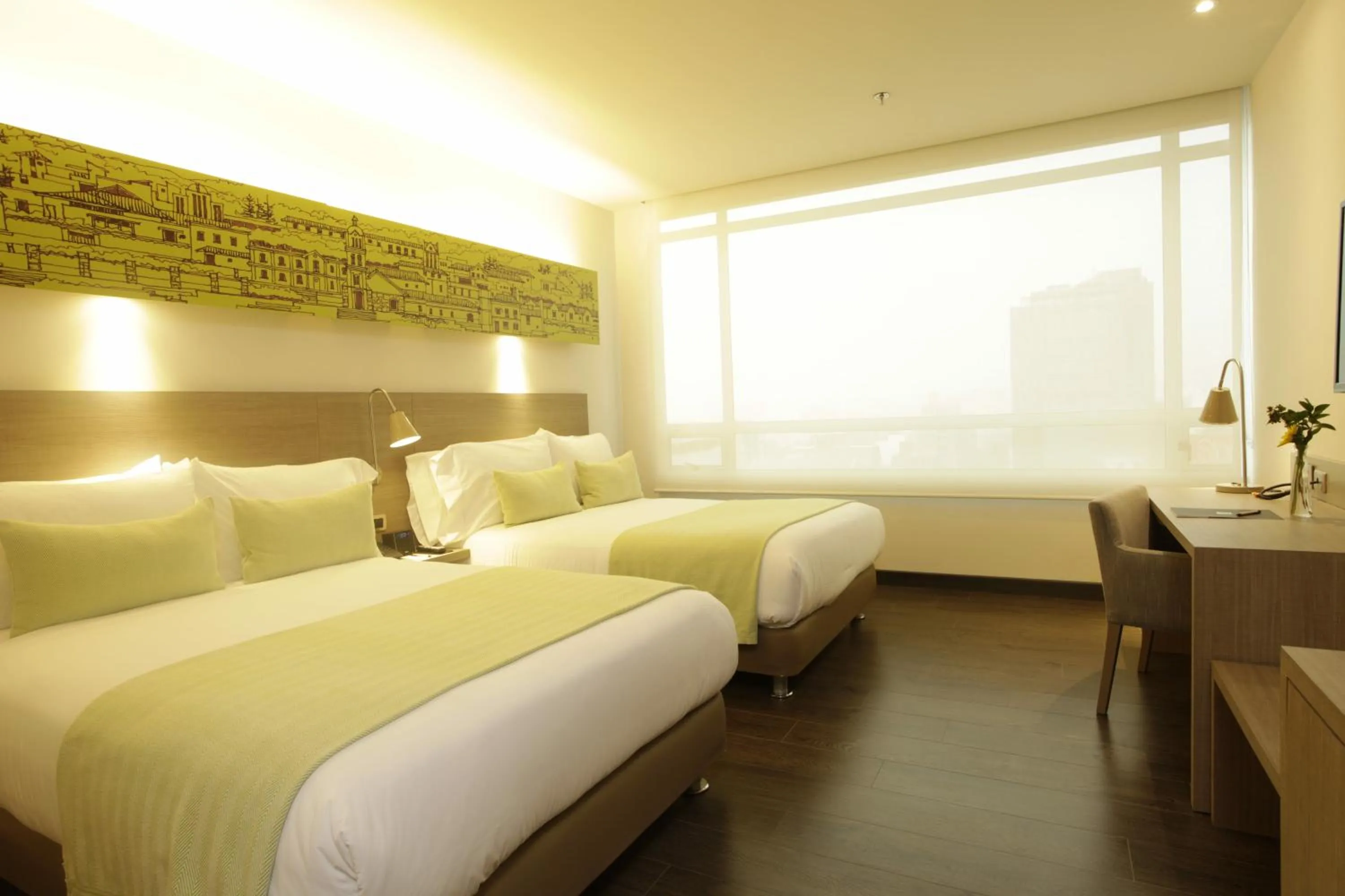 Bedroom, Bed in Hotel bh Usaquén