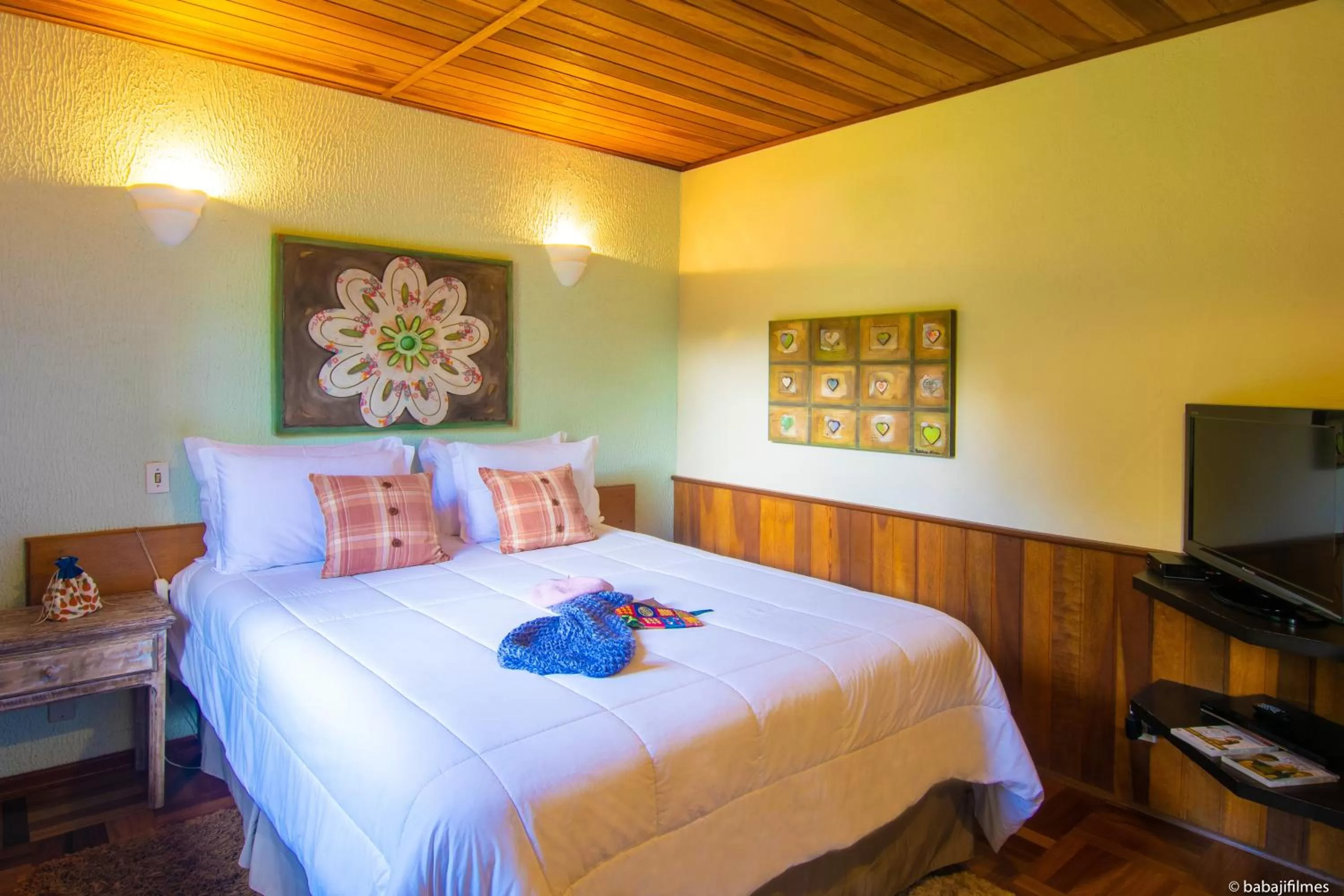 Bedroom, Bed in Pousada Serra Villena