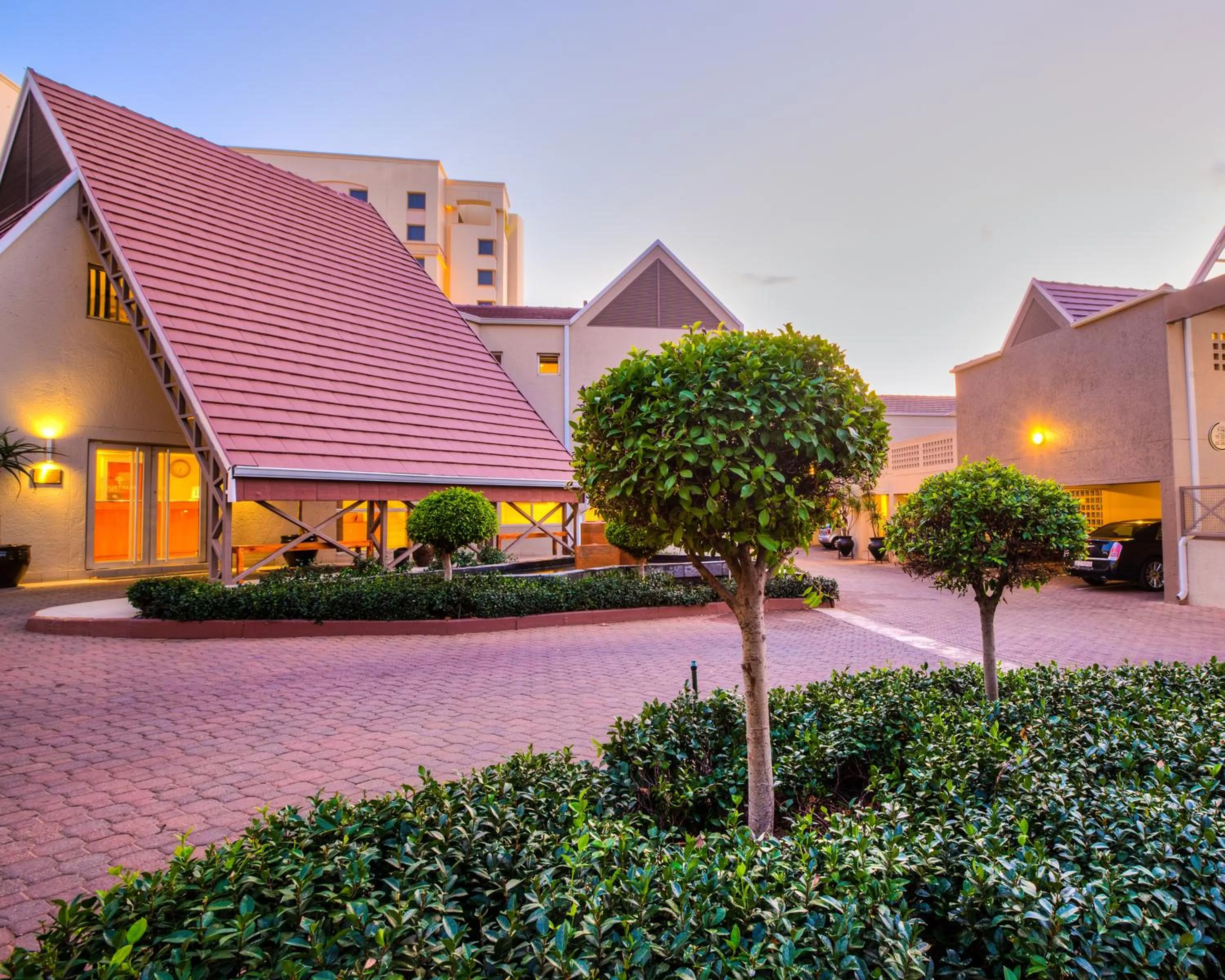 Property building in Courtyard Hotel Sandton