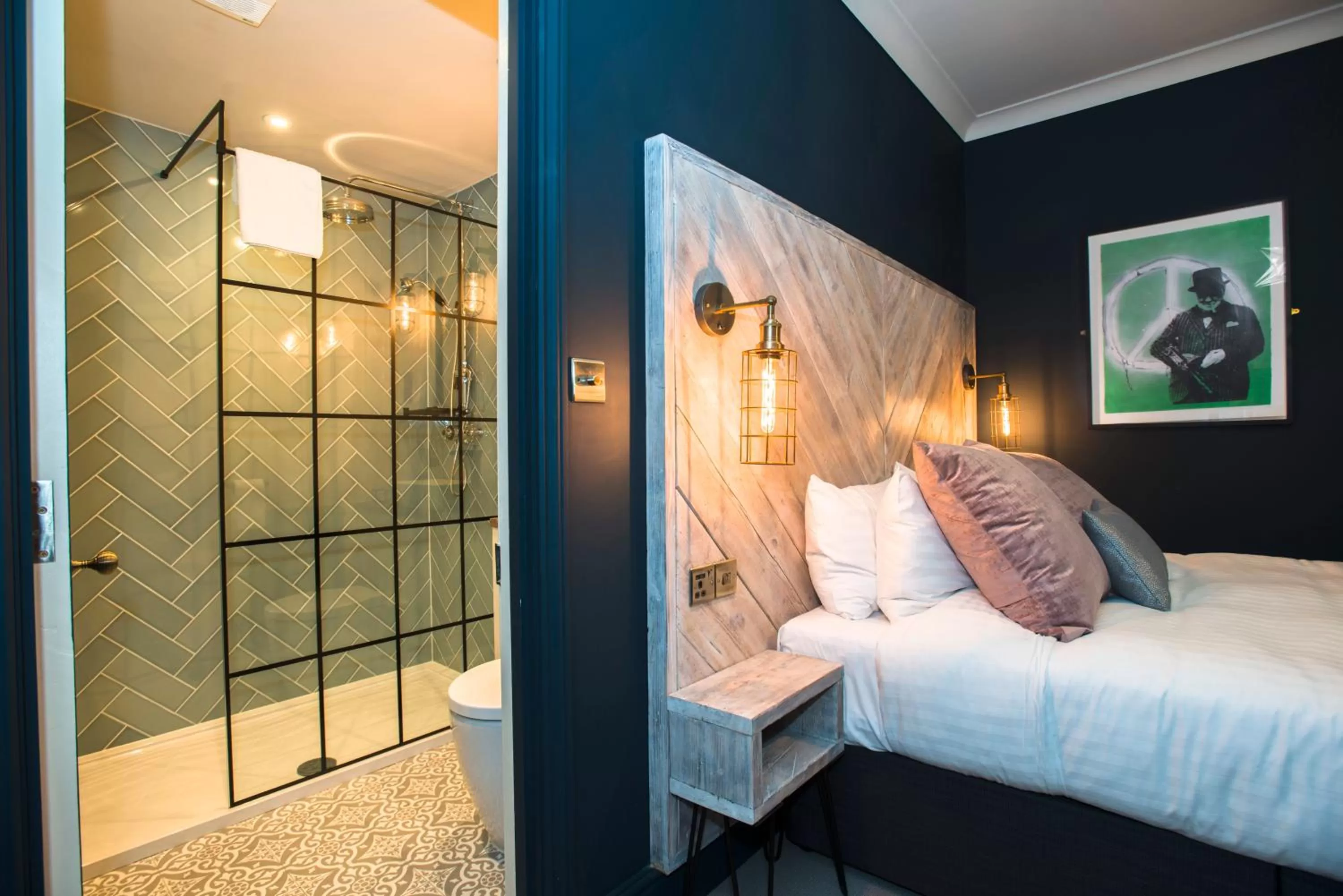 Bed in The Lodge Duxford