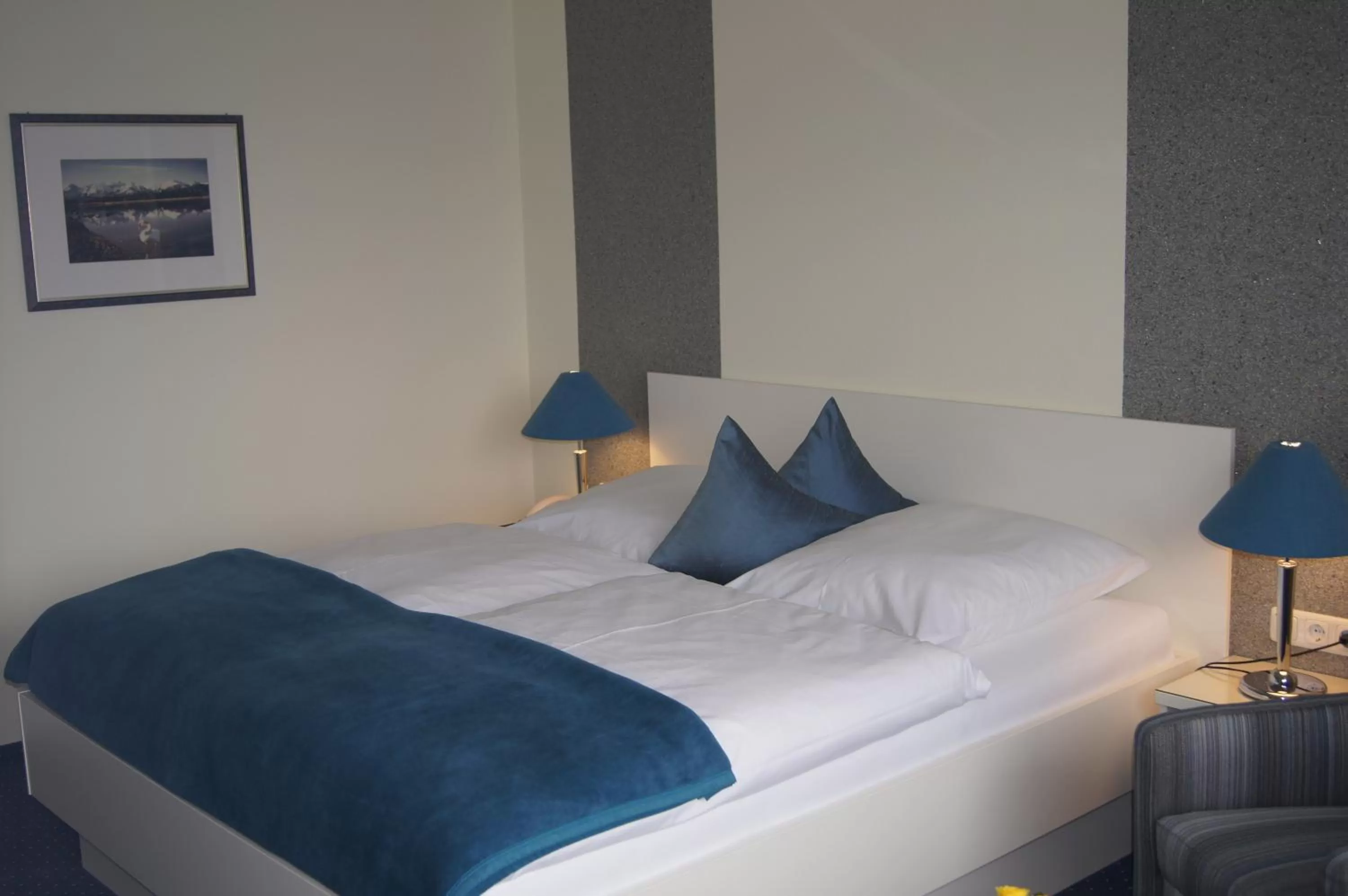 Bed in Hotel Christine