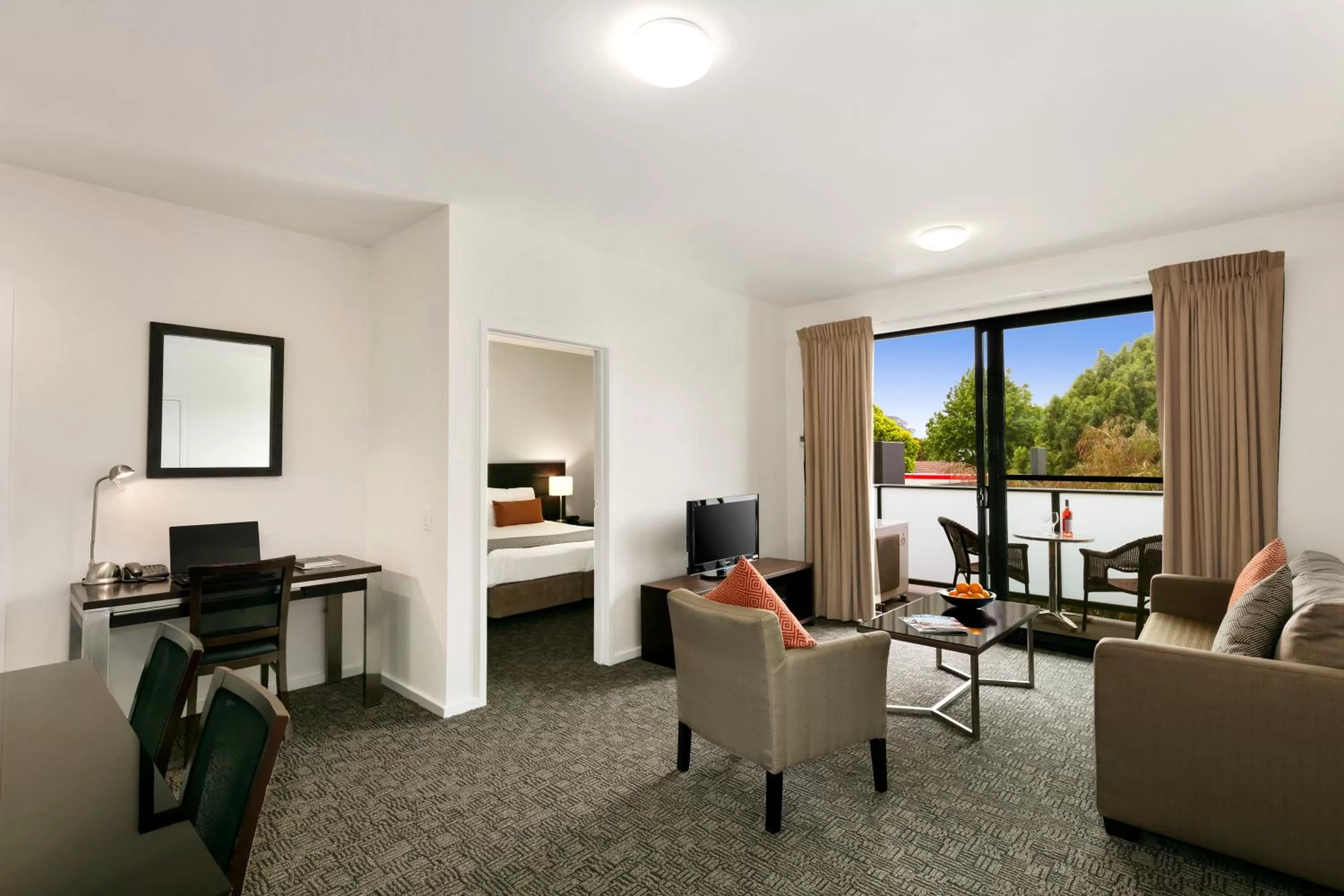 Living room in Quest Moorabbin