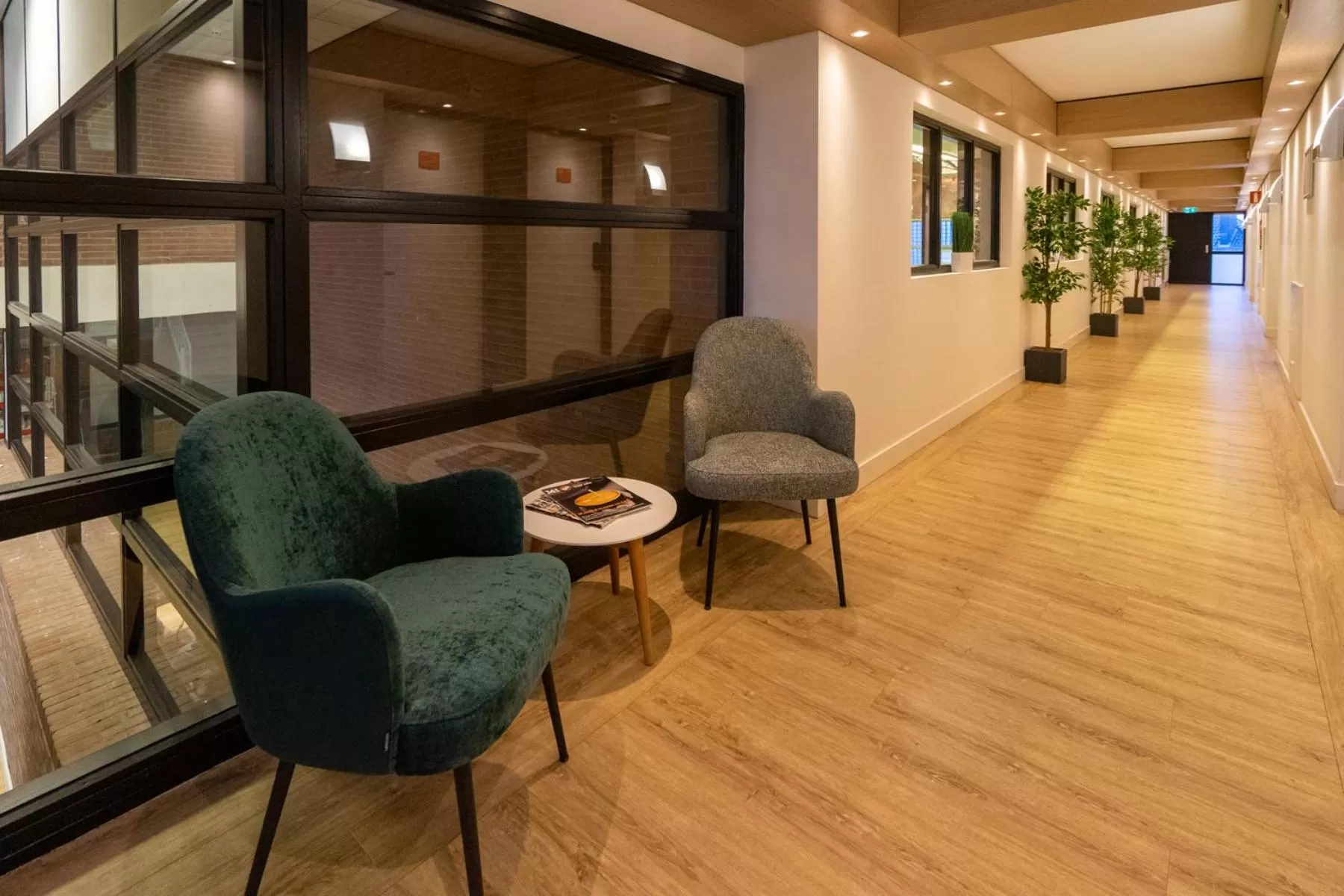 Lobby/Reception in Skotel The Hague, Hotelschool The Hague