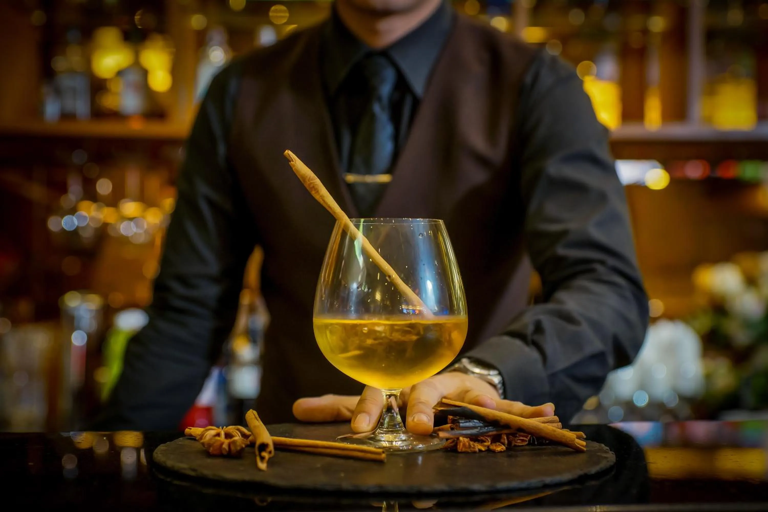 Drinks in Amaranta Hotel