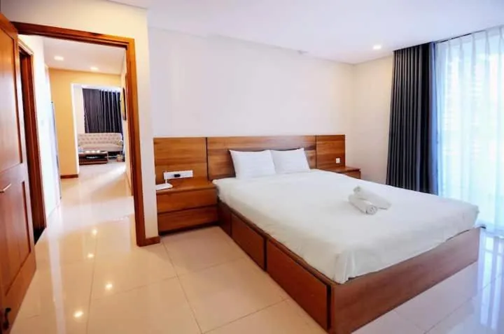 Bed in Holi Beach Hotel & Apartments