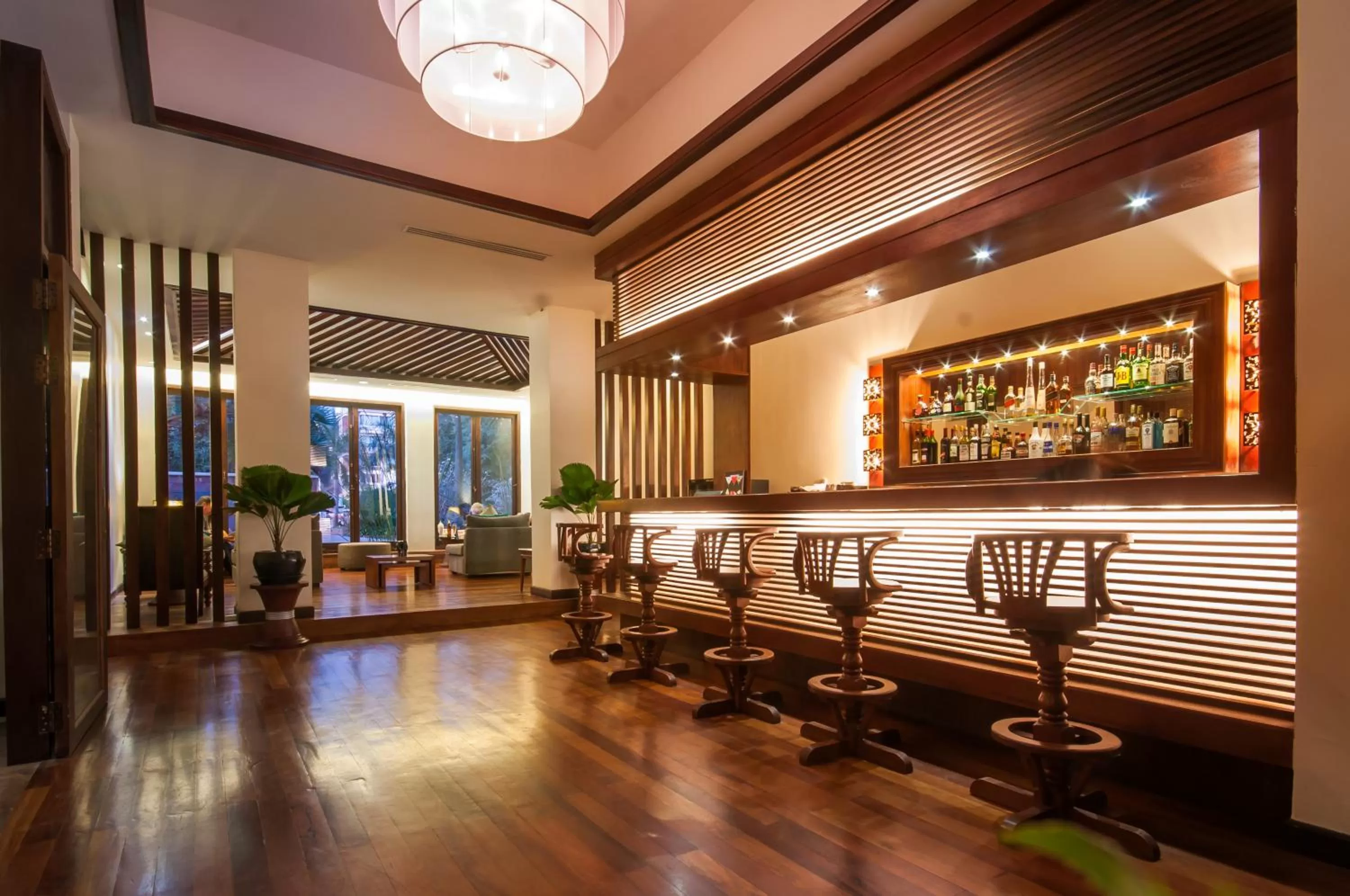 Lounge or bar in Lotus Blanc Resort