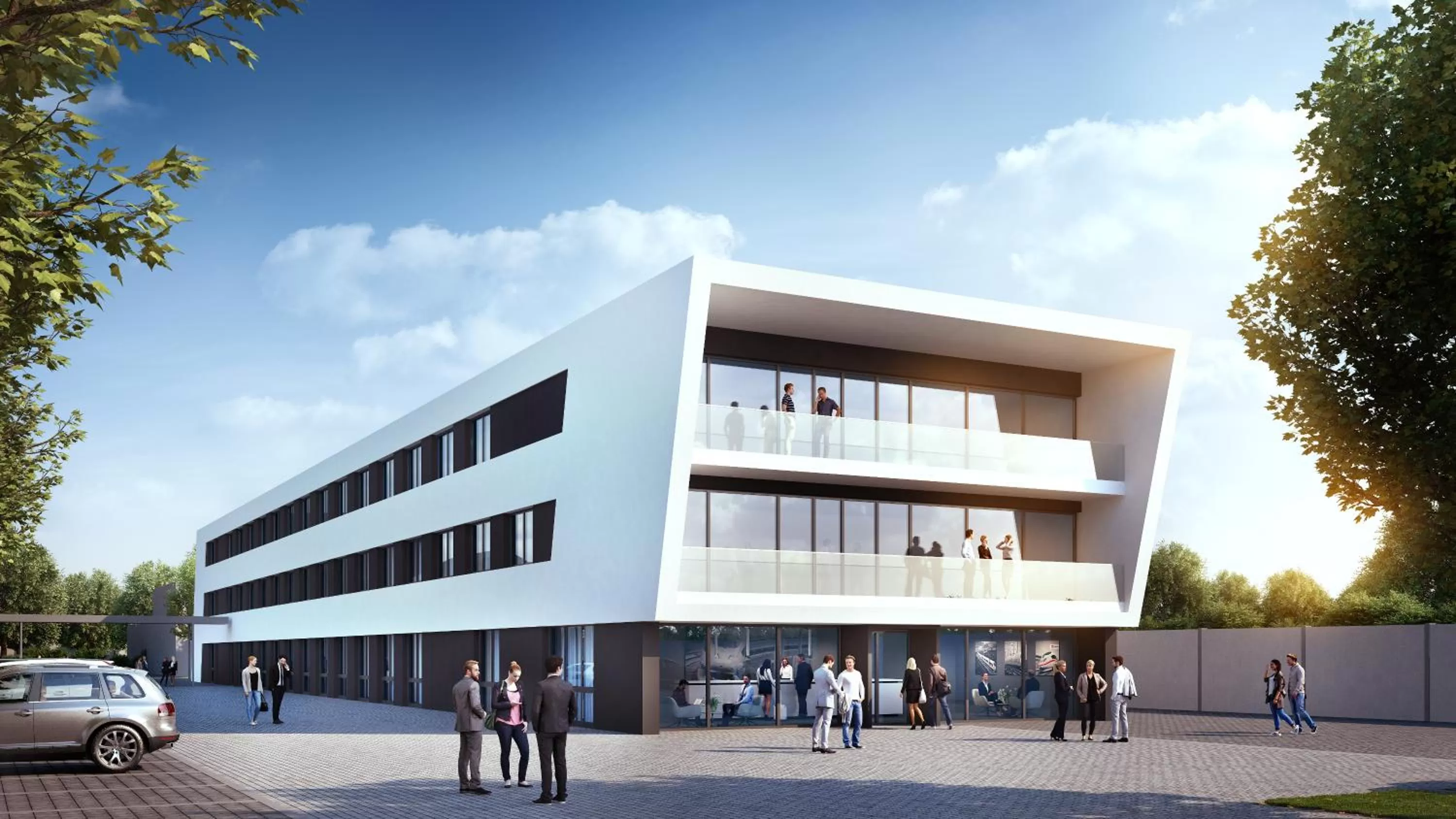 Property building in Hotel im LESKANPark