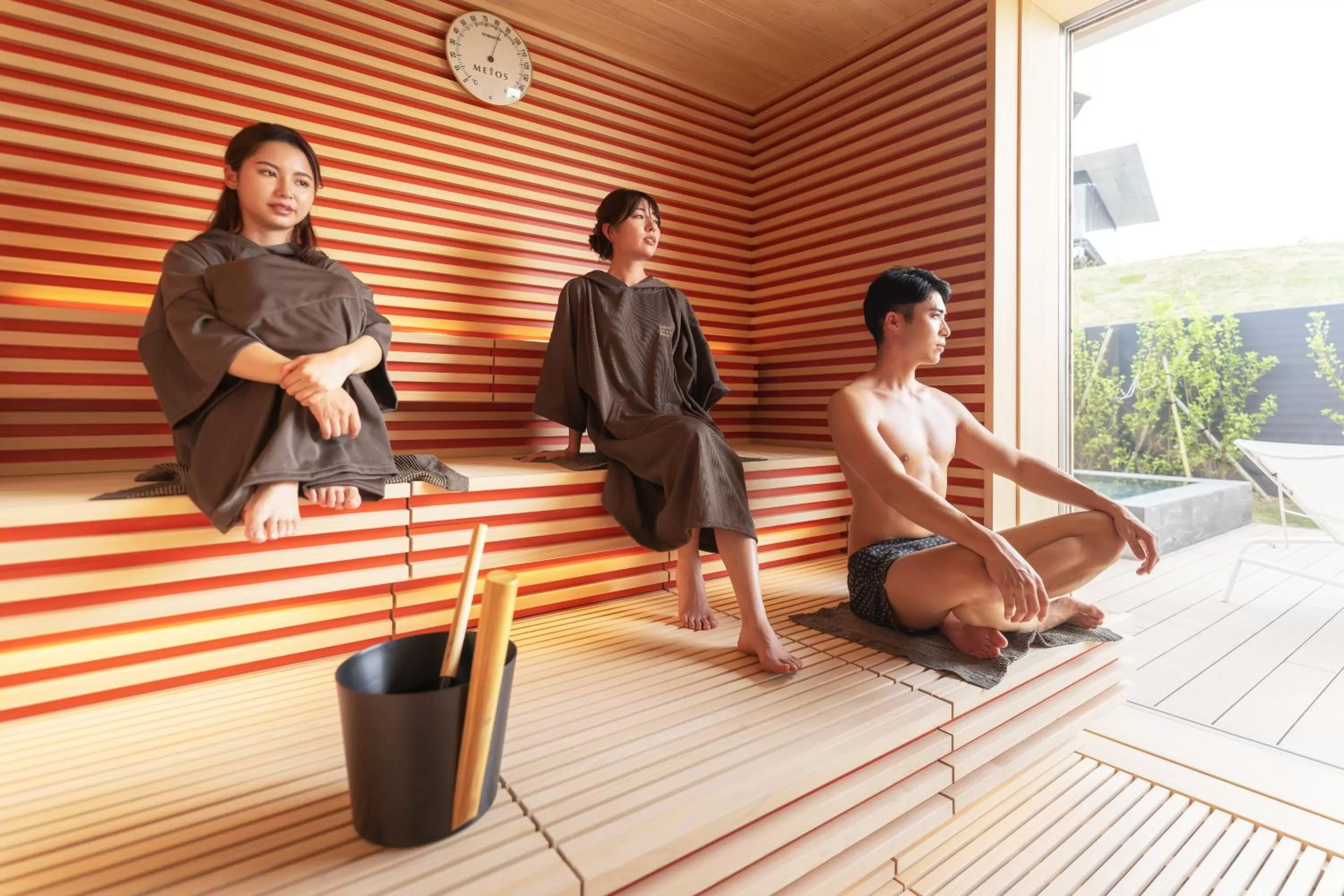 Sauna in Garden Terrace Nagasaki Hotels & Resorts