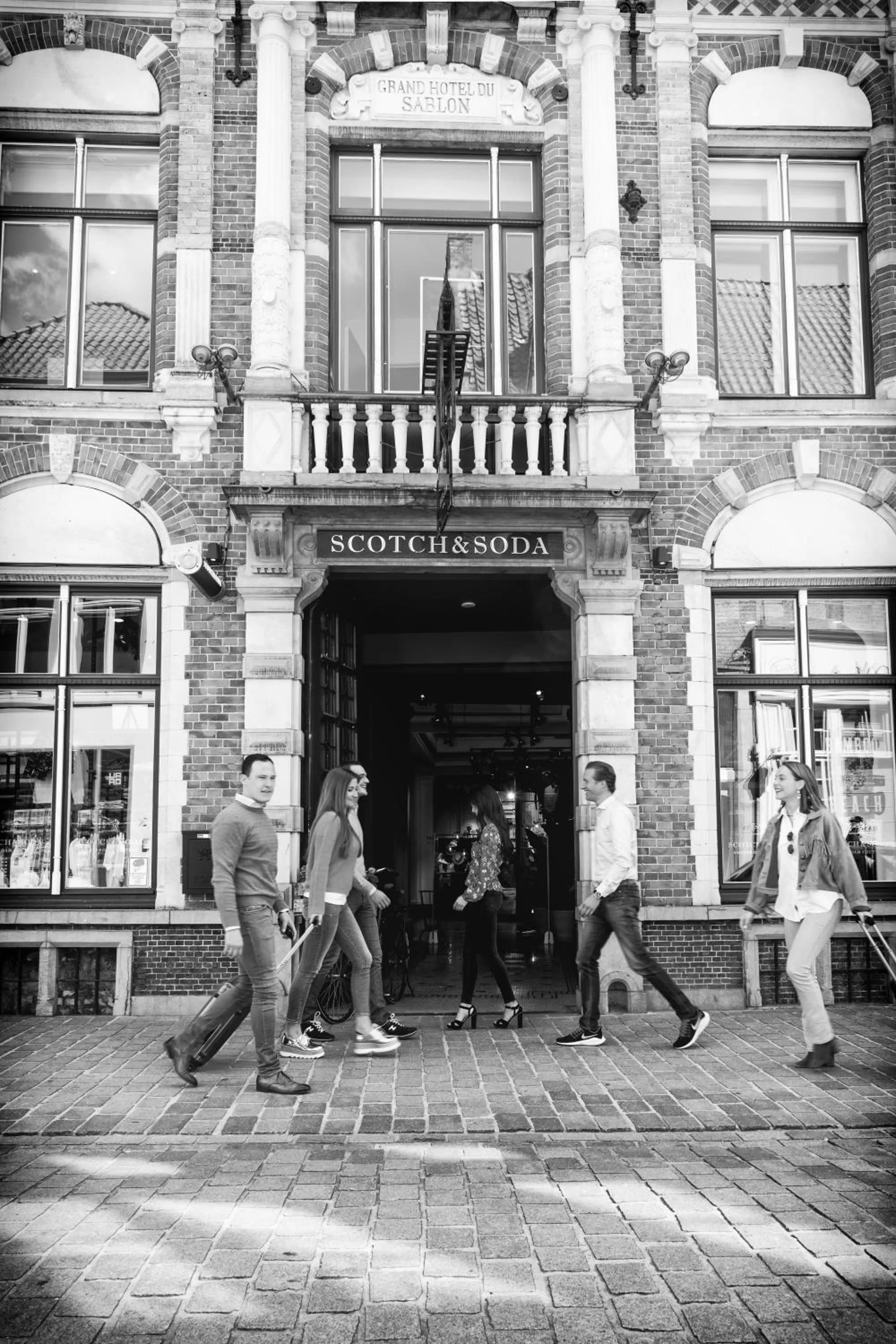 Facade/entrance in Boutique Hotel Sablon by CW Hotel Collection