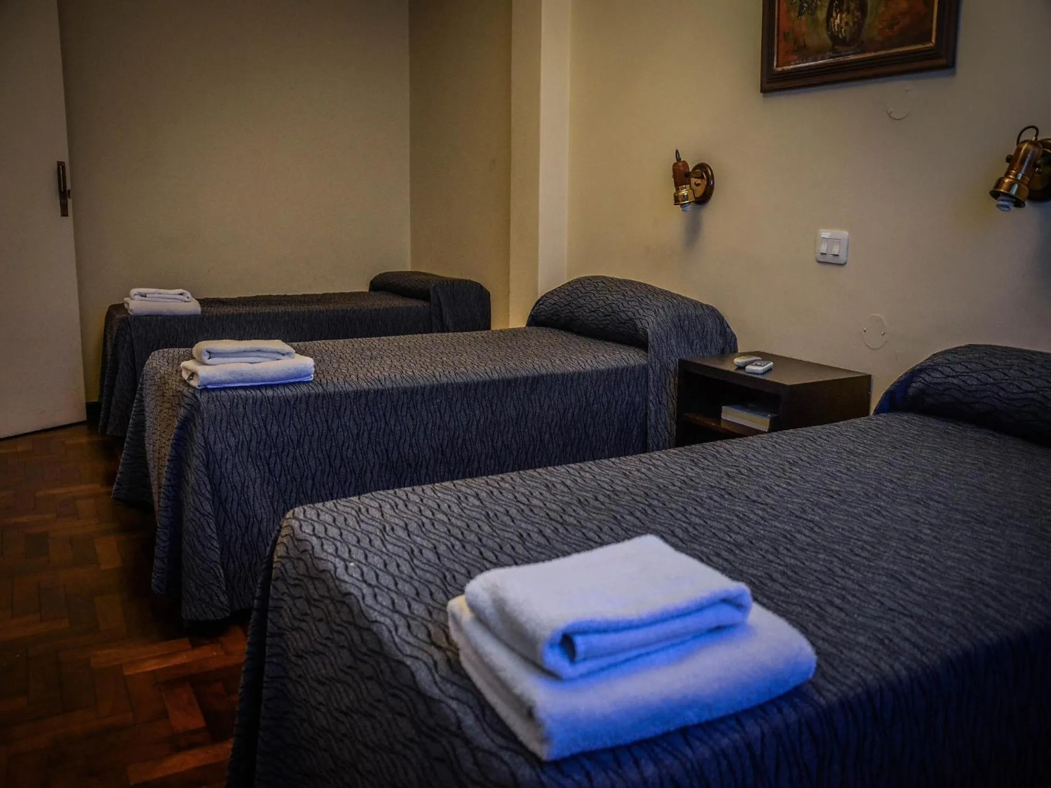 Bed in Hotel Premier