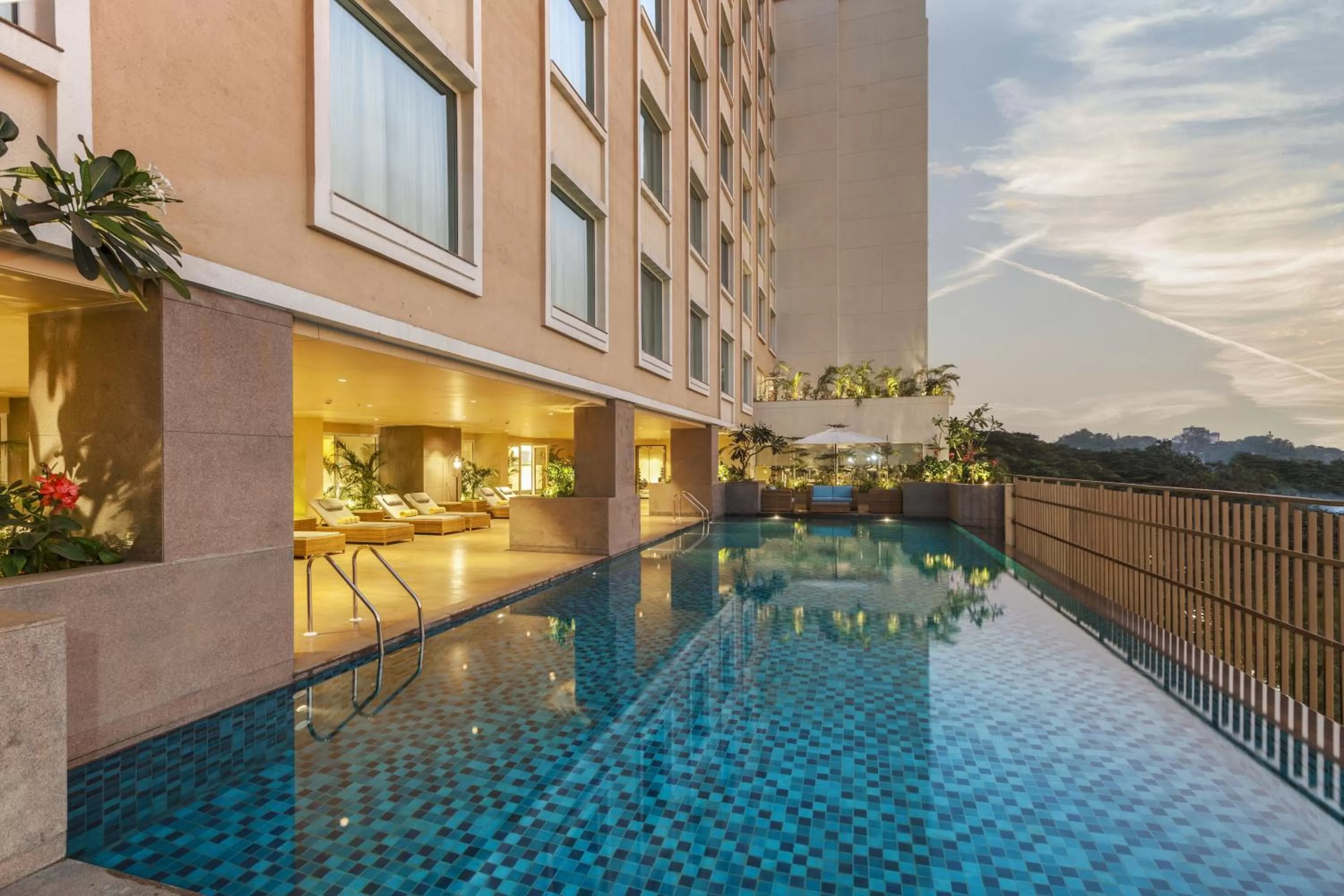 Swimming pool in Lemon Tree Premier City Center Pune